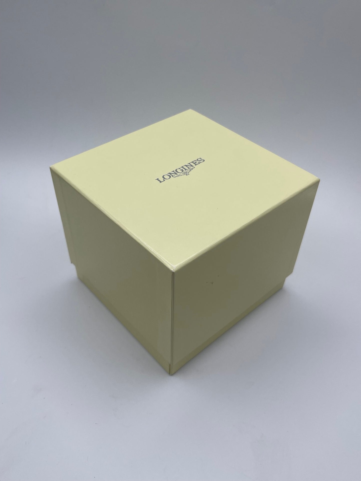 Longines scatola orologio watch box pelle blu blue leather