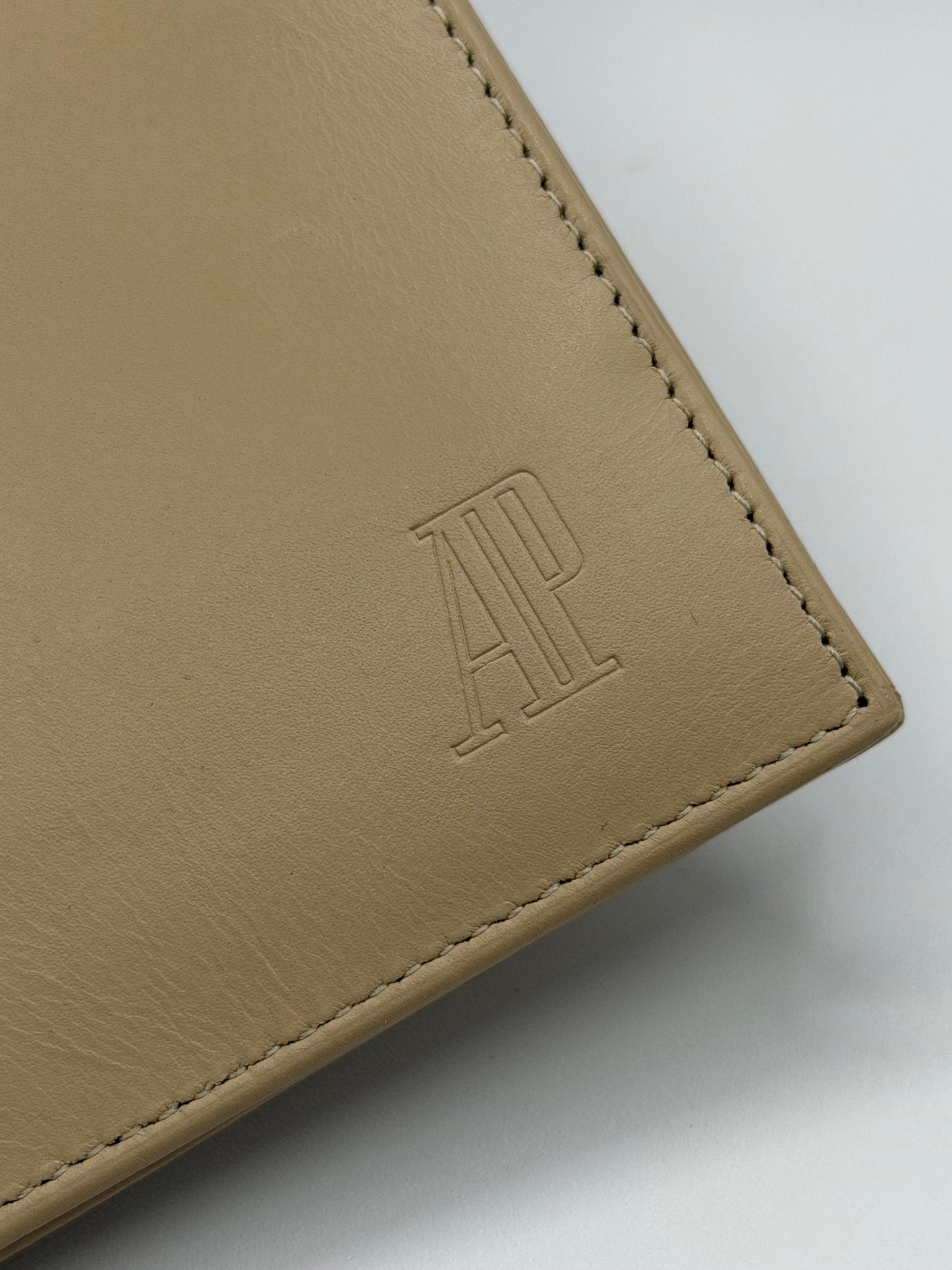 Audemars Piguet porta documenti document holder pelle avorio ivory leather