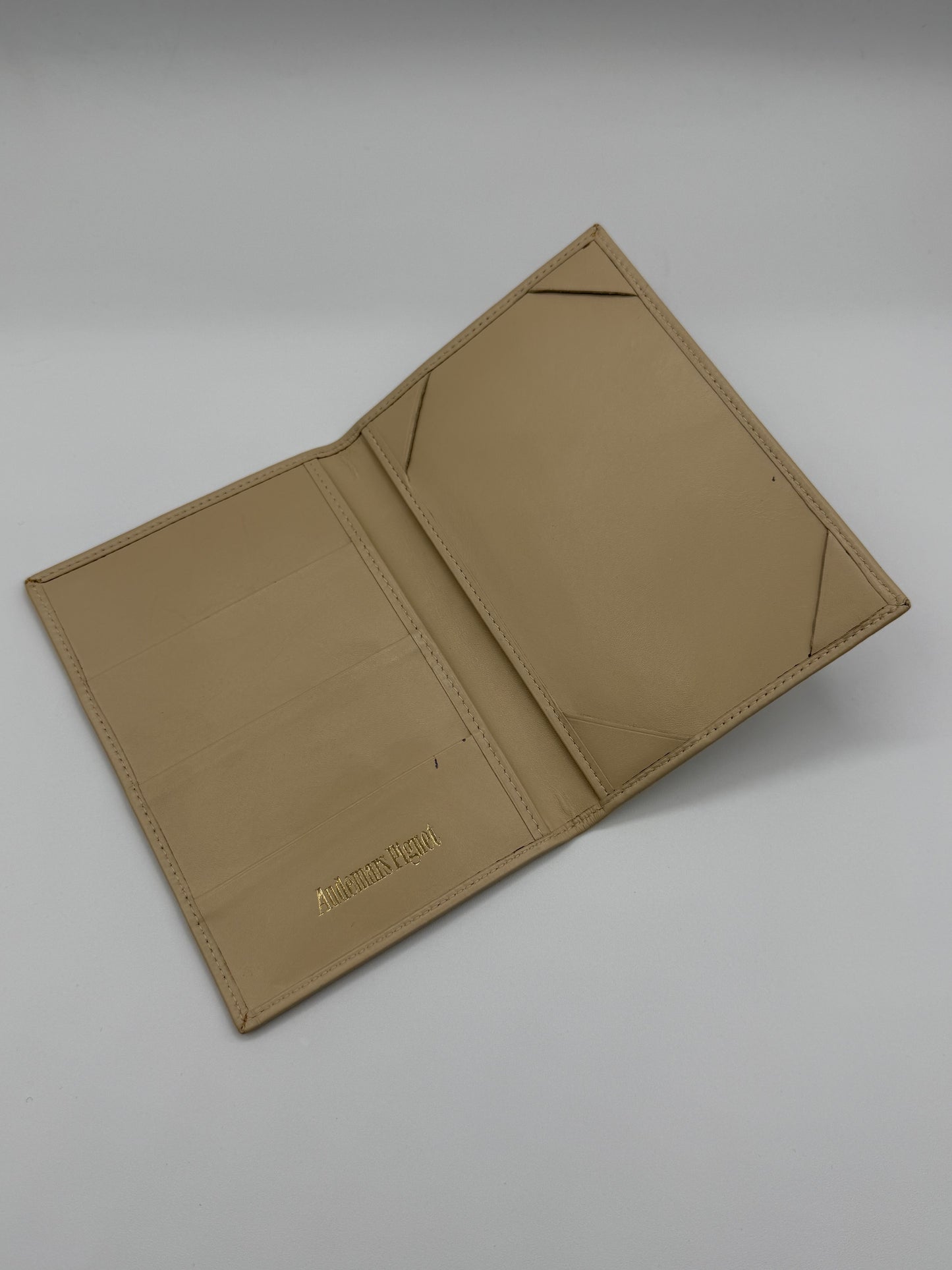Audemars Piguet porta documenti document holder pelle avorio ivory leather