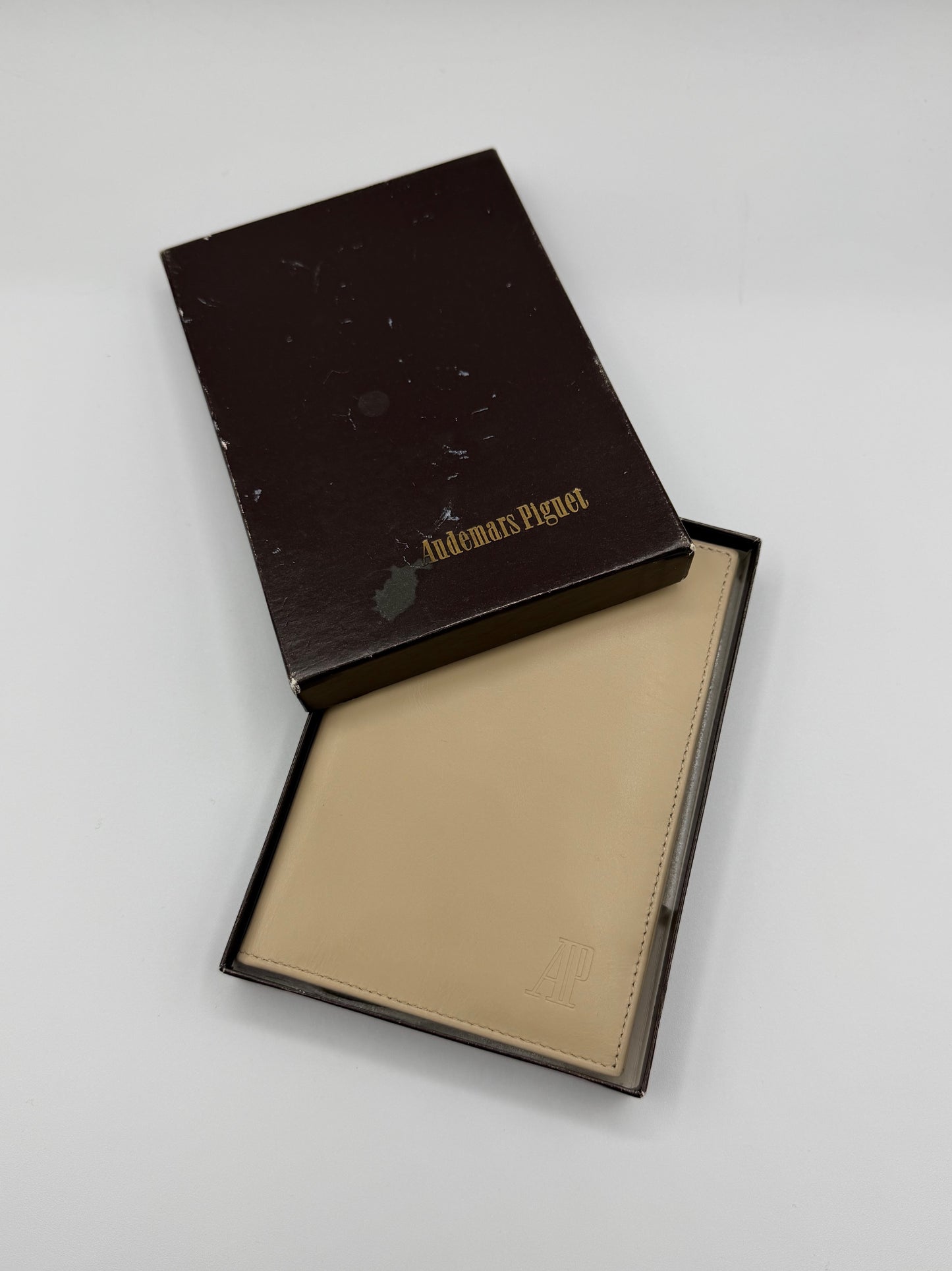 Audemars Piguet porta documenti document holder pelle avorio ivory leather