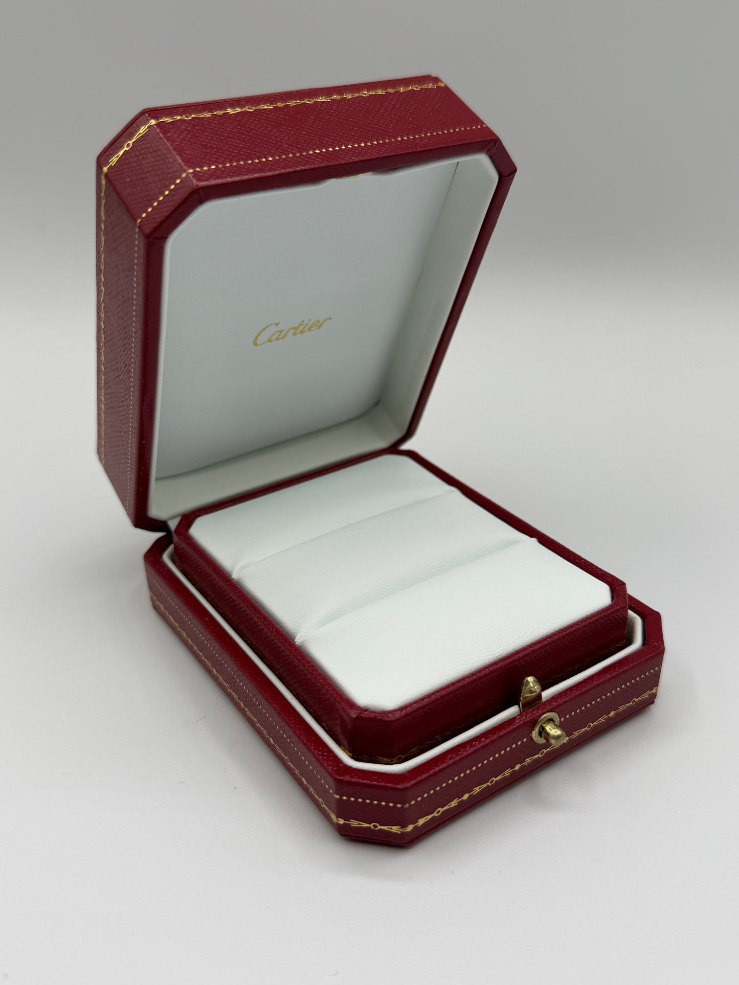 Cartier scatola 2 anelli fidanzamento engagement rings box