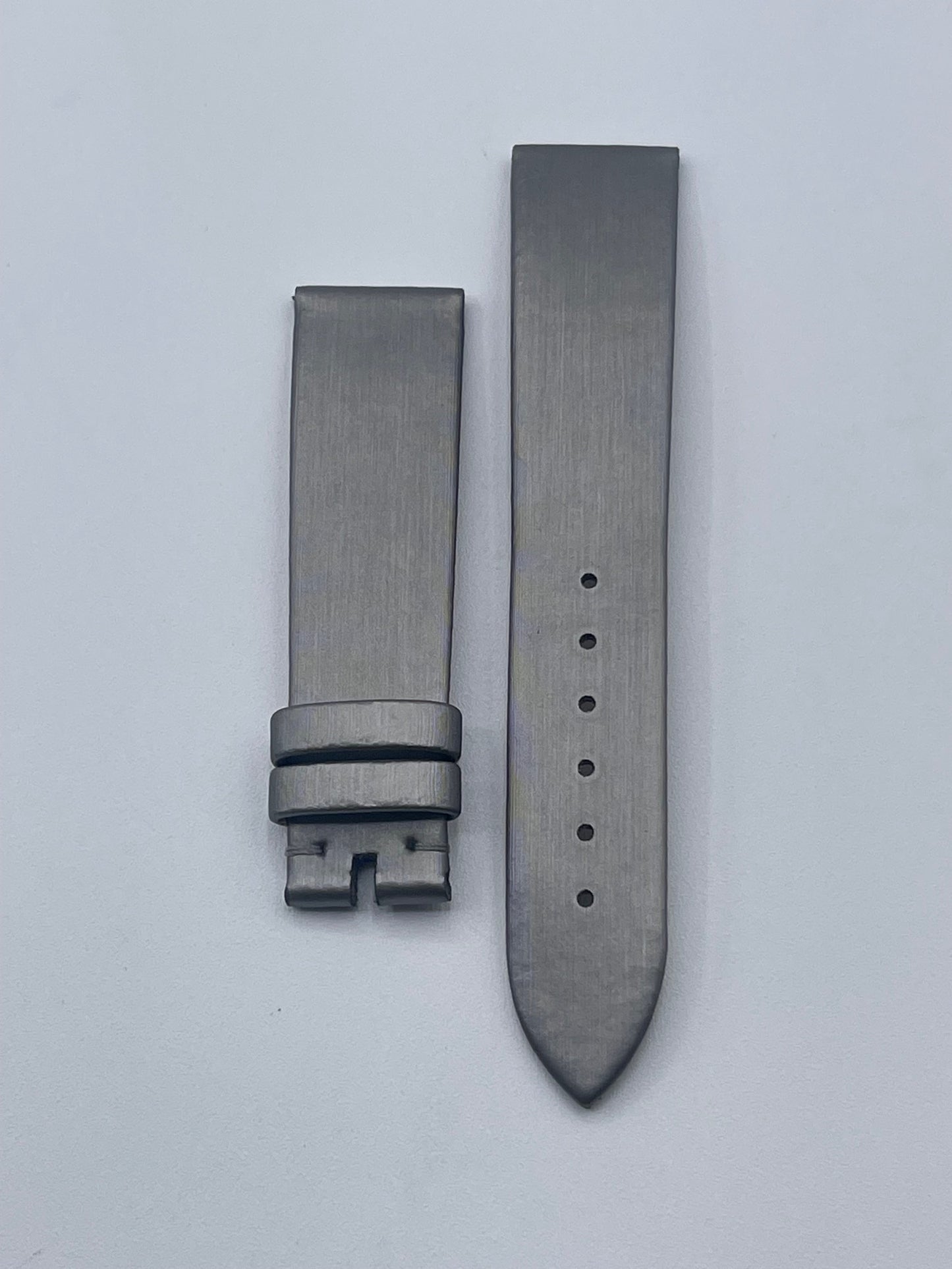 Chopard cinturino orologio tessuto St Germain watch strap grigio grey 18/16mm