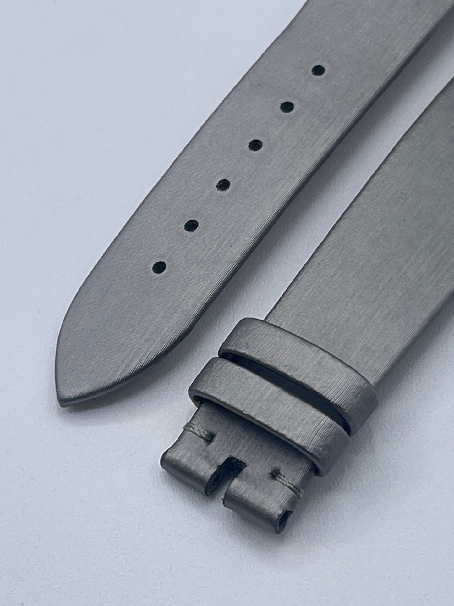 Chopard cinturino orologio tessuto St Germain watch strap grigio grey 18/16mm
