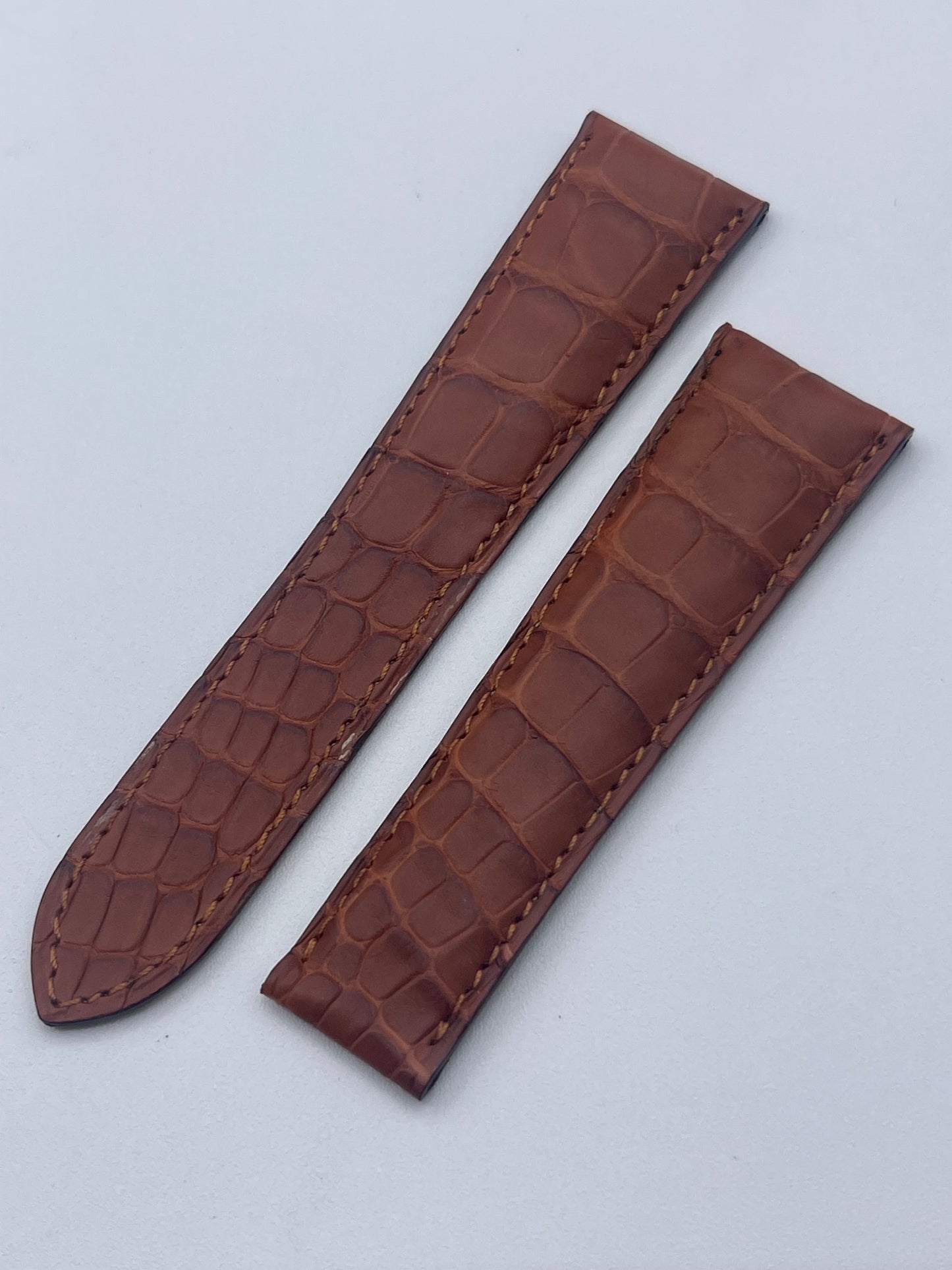 Cartier cinturino alligatore marrone brown KD80IK12 23/18mm