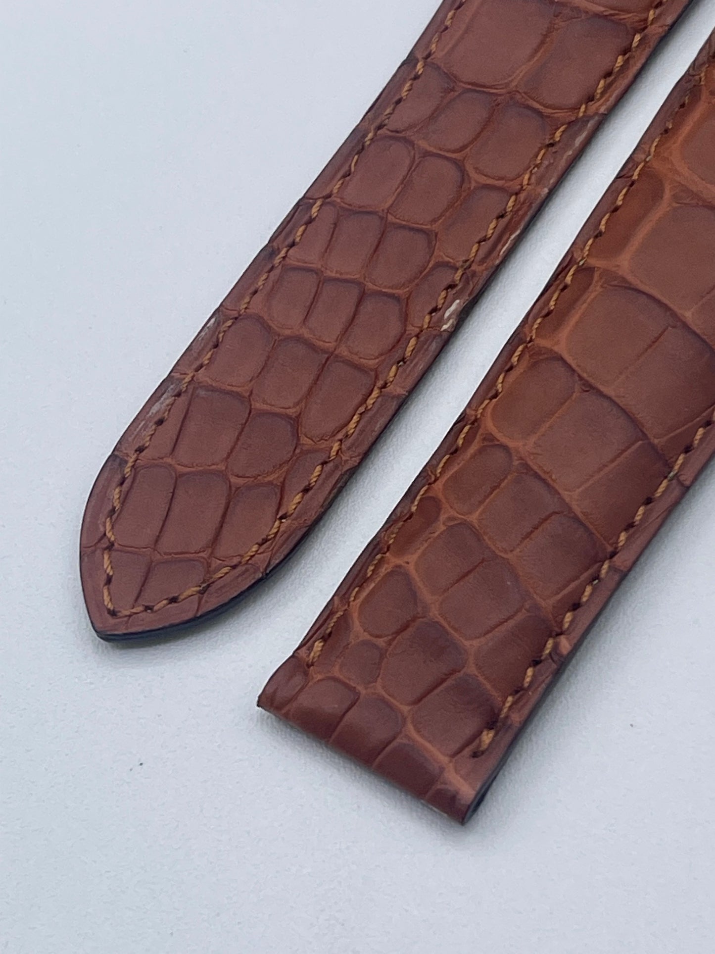 Cartier cinturino alligatore marrone brown KD80IK12 23/18mm