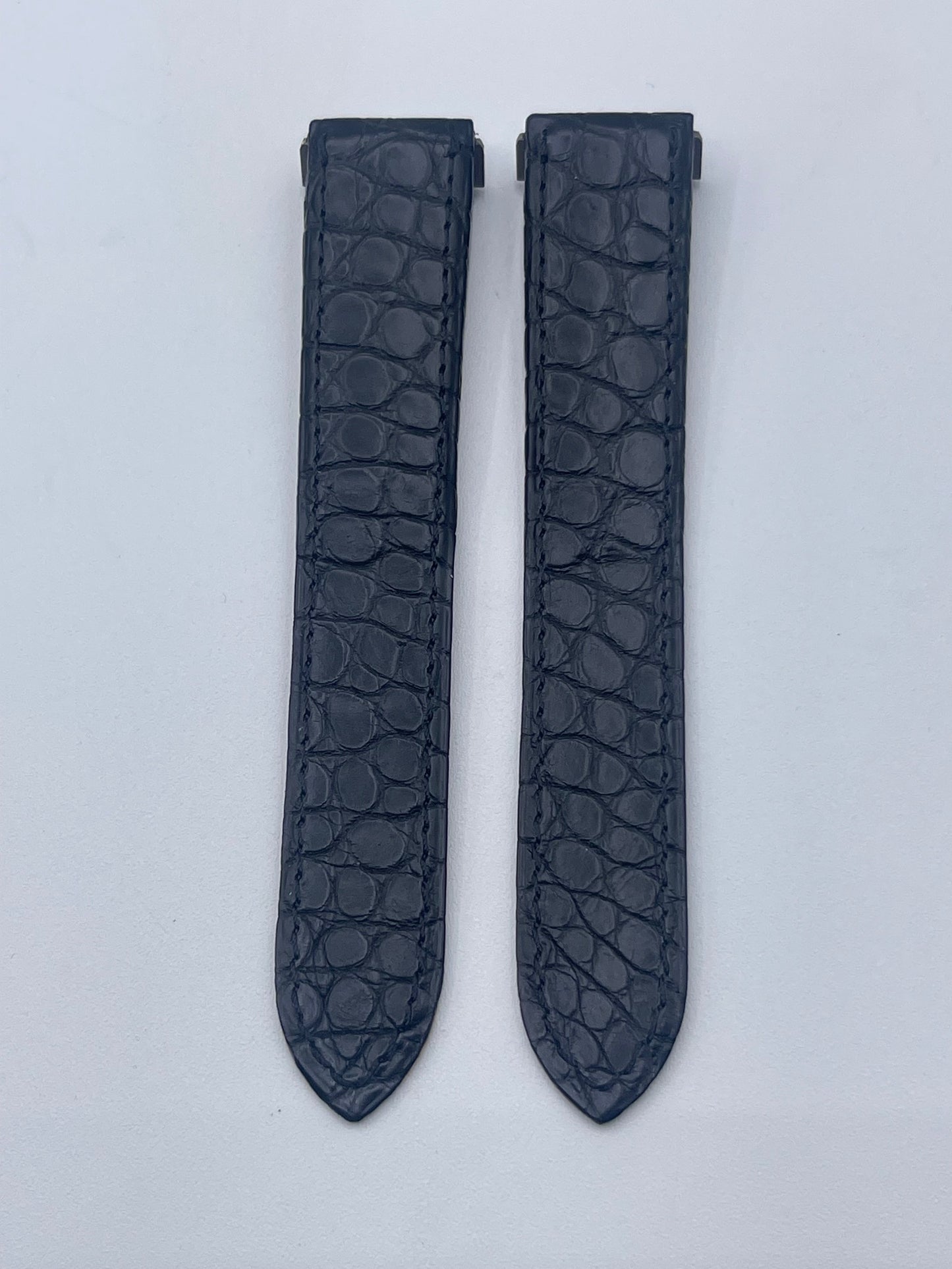 Cartier cinturino caimano nero black cayman KD82JA80-S15 20/18mm