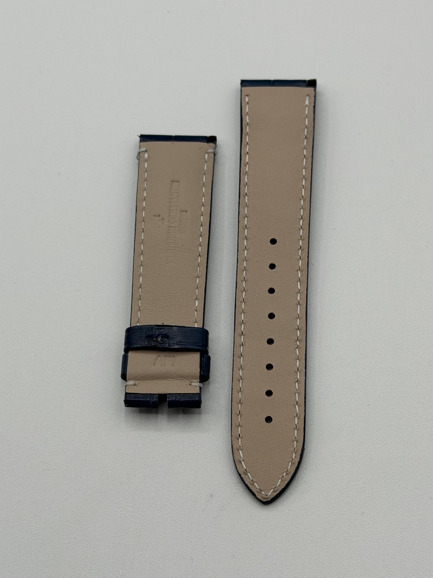Vacheron Constantin Fiftysix cinturino alligatore blue strap 20/18mm