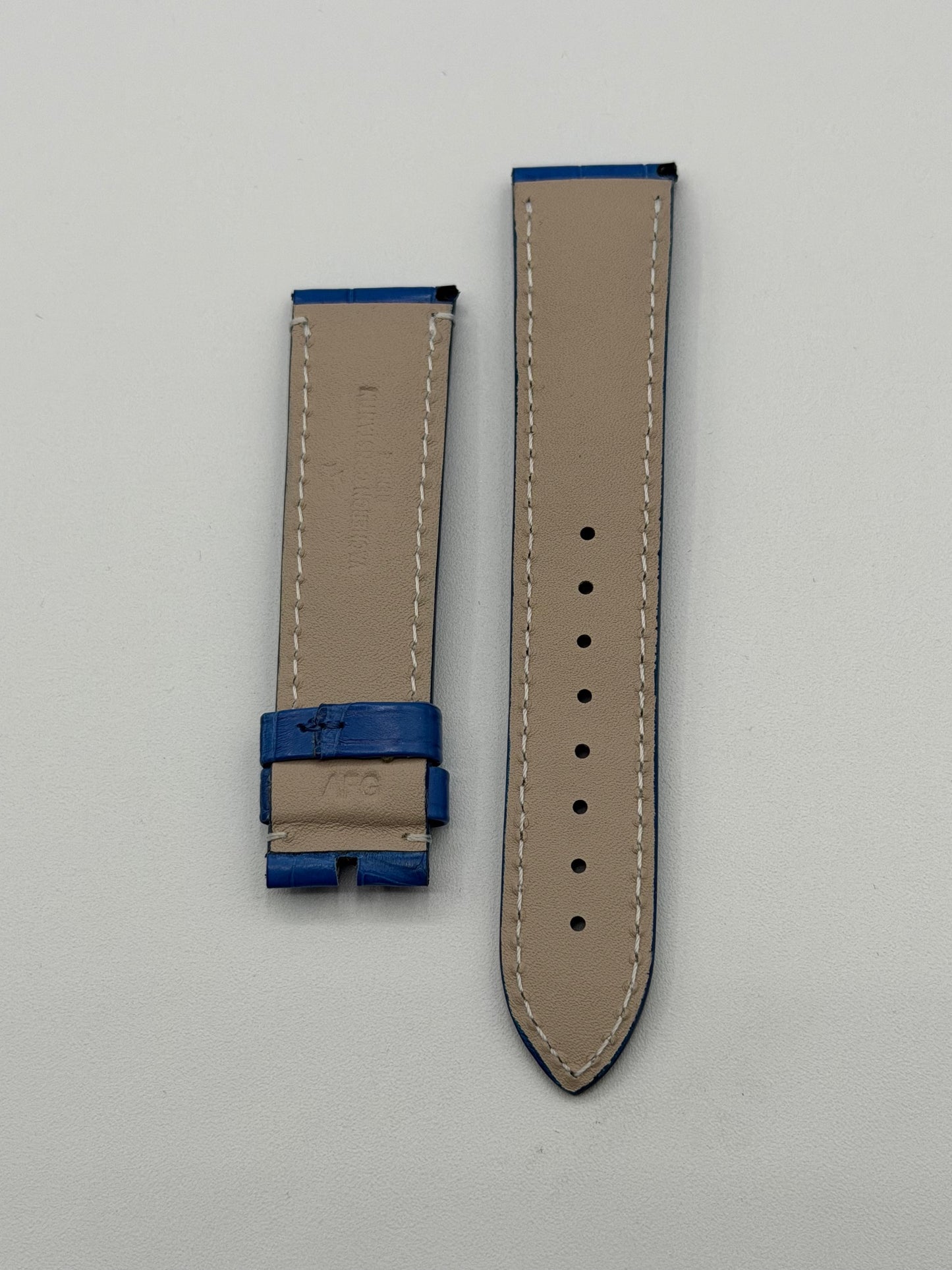 Vacheron Constantin Fiftysix cinturino alligatore light blue strap 20/18mm