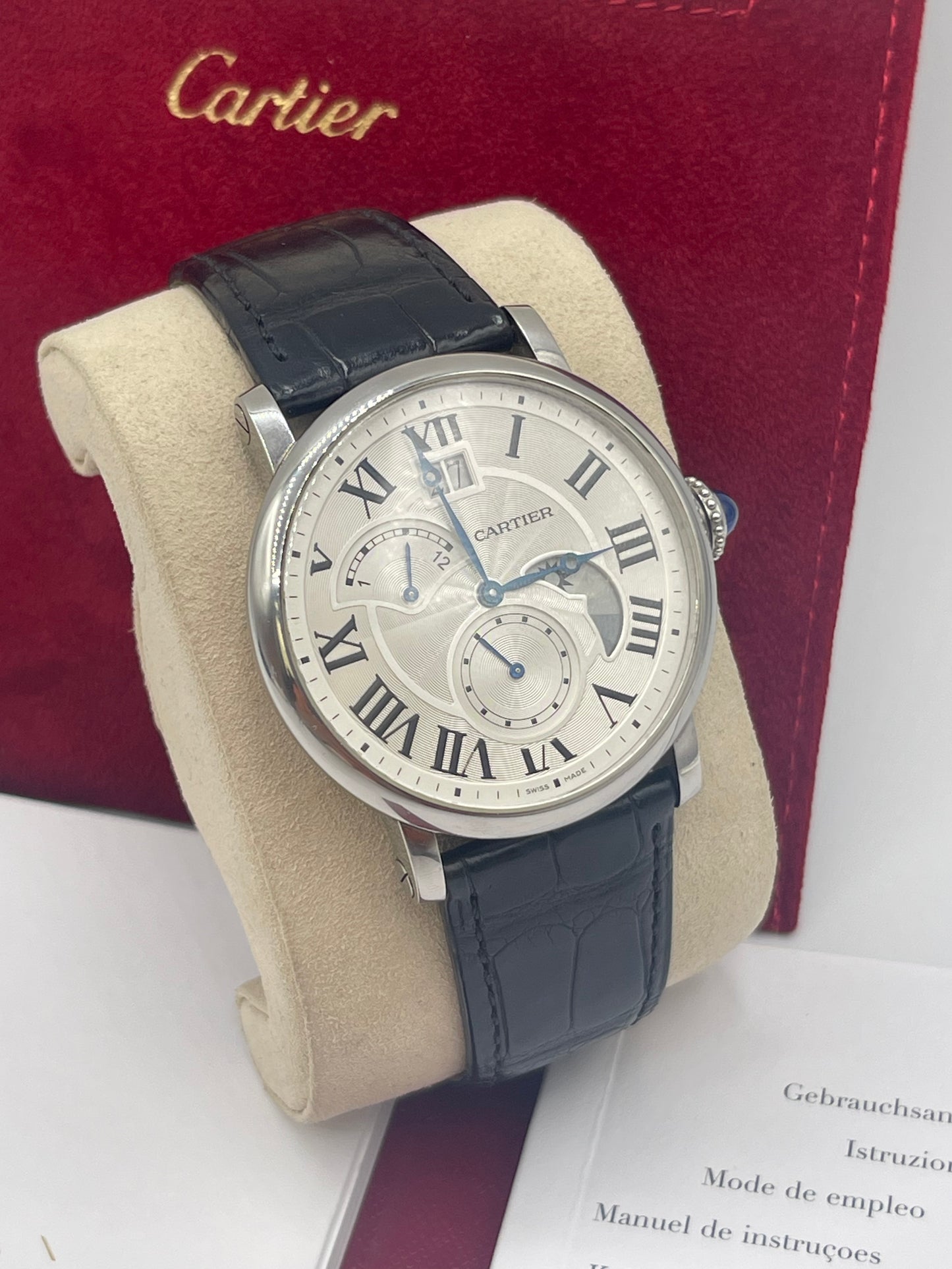 Cartier Rotonde de Cartier 42mm steel ref W1556368 calibro 1904FU-MC anno 2015