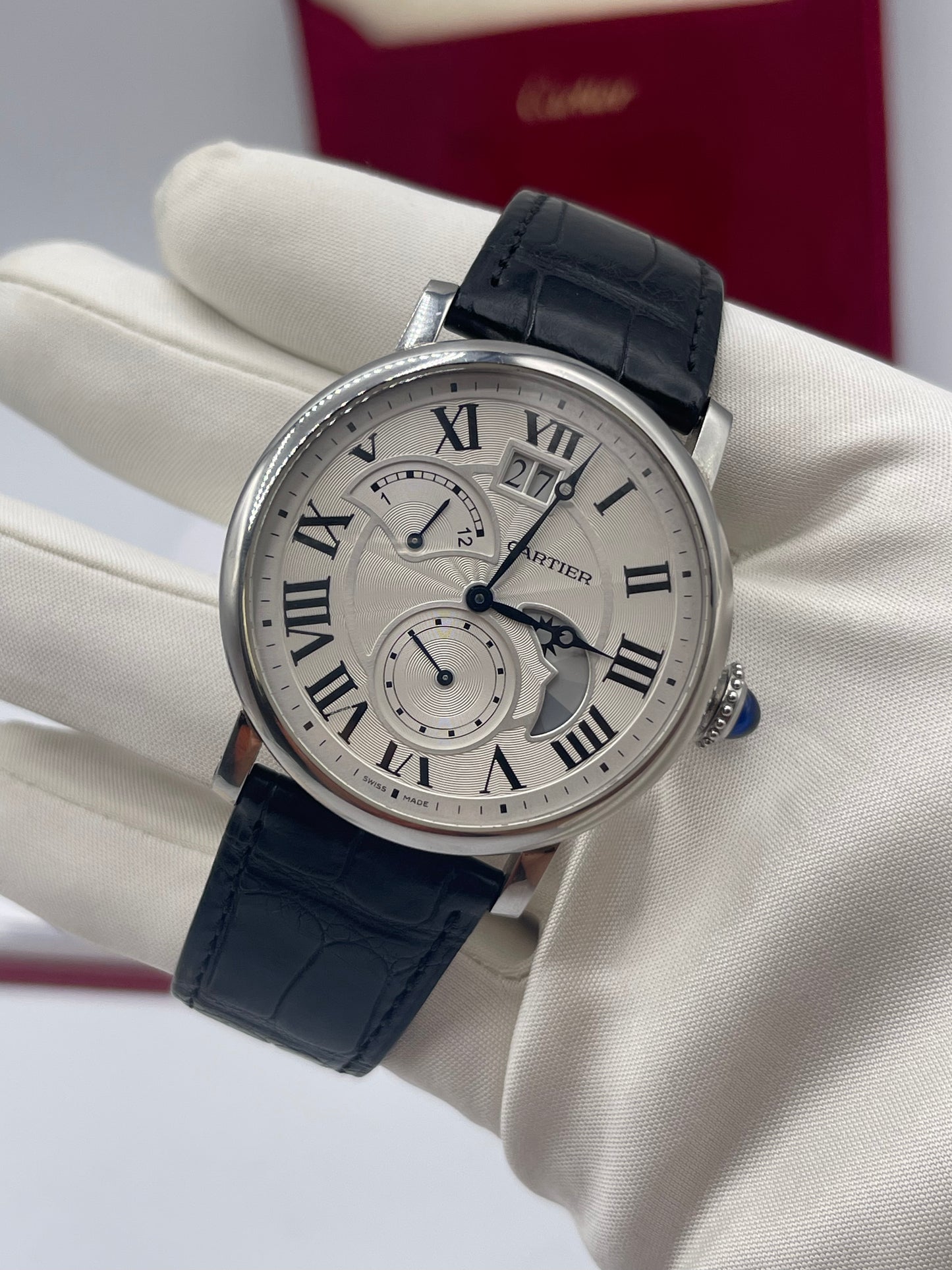 Cartier Rotonde de Cartier 42mm steel ref W1556368 calibro 1904FU-MC anno 2015