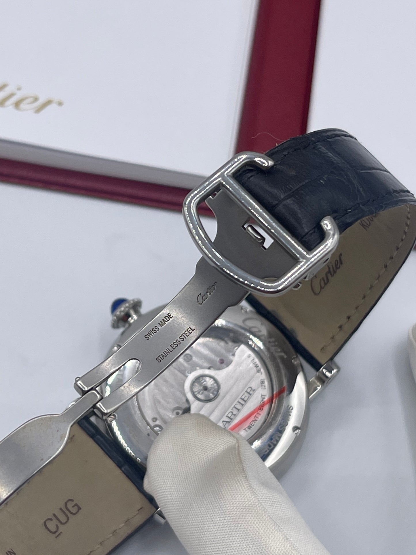 Cartier Rotonde de Cartier 42mm steel ref W1556368 calibro 1904FU-MC anno 2015