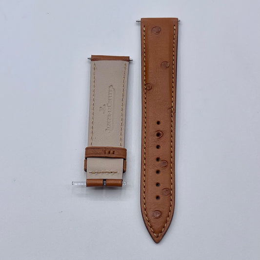 Jaeger LeCoultre Reverso M cinturino struzzo marrone brown ostrich 19/16mm