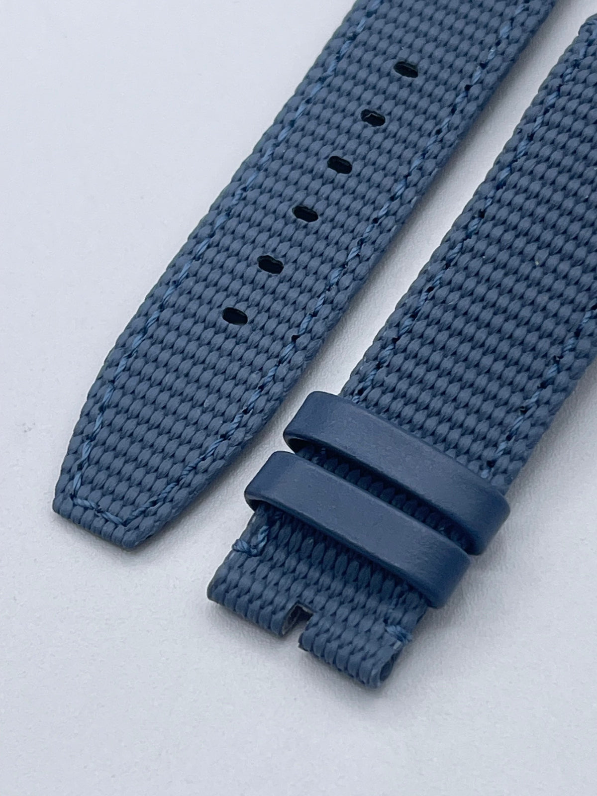 Audemars Piguet Code 11.59 cinturino orologio caucciù caoutchouc azzurro 22/18mm