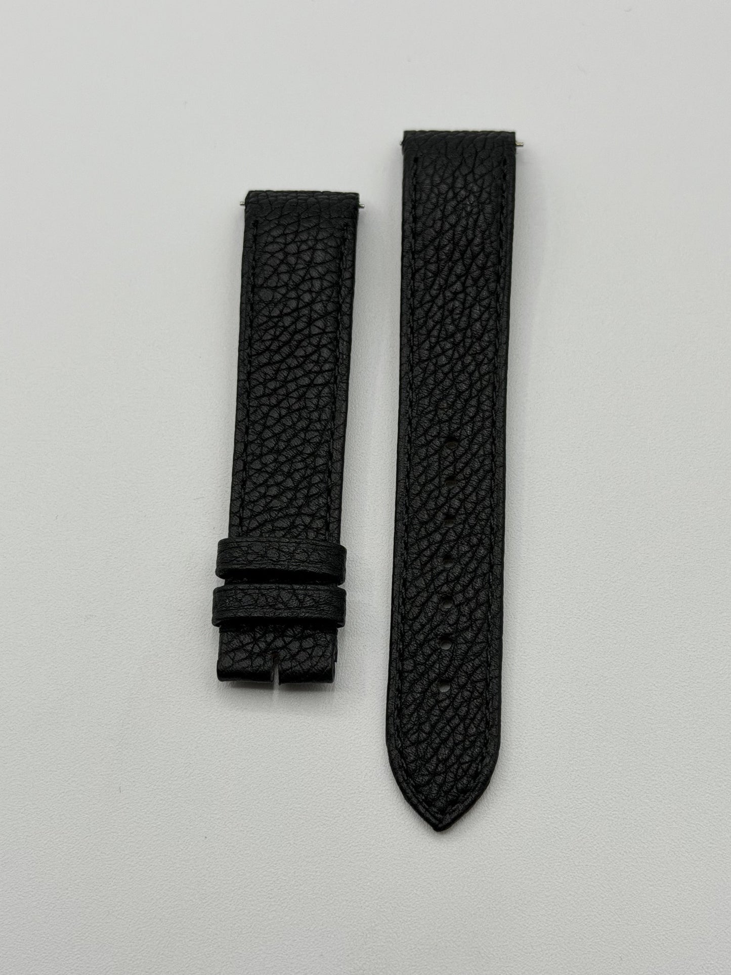 Cartier Santos Dumont cinturino pelle nera black calf leather KDB3T382 17/16mm