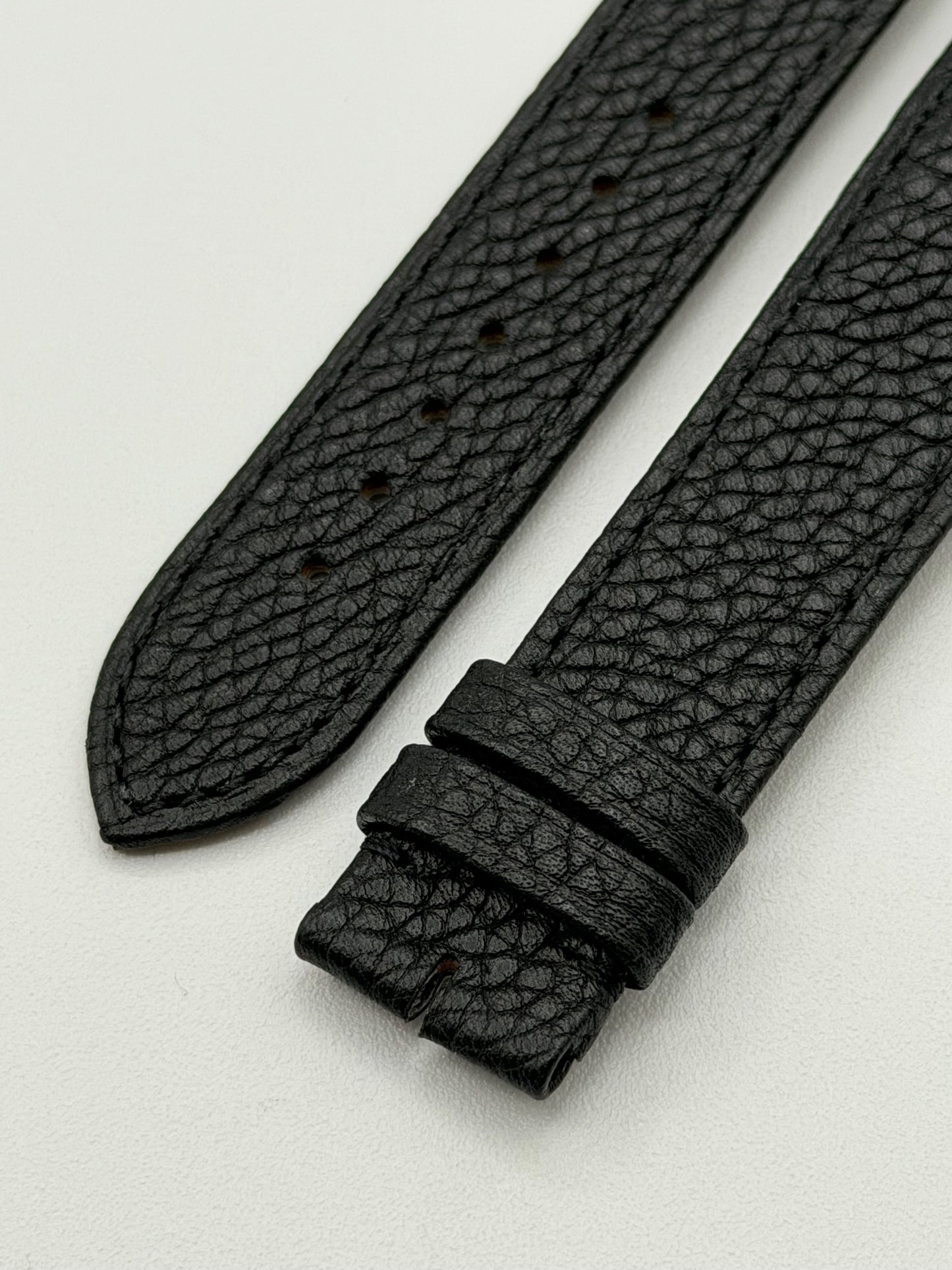 Cartier Santos Dumont cinturino pelle nera black calf leather KDB3T382 17/16mm