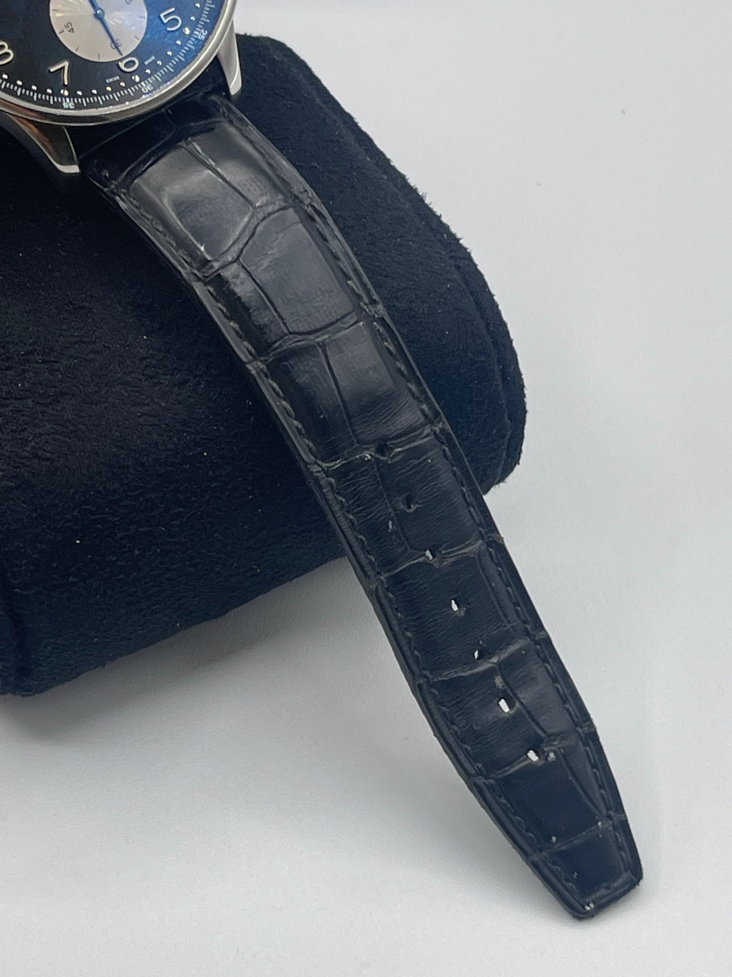 IWC Portuguese Chronograph 41mm acciaio steel ref IW371404 cal 79350