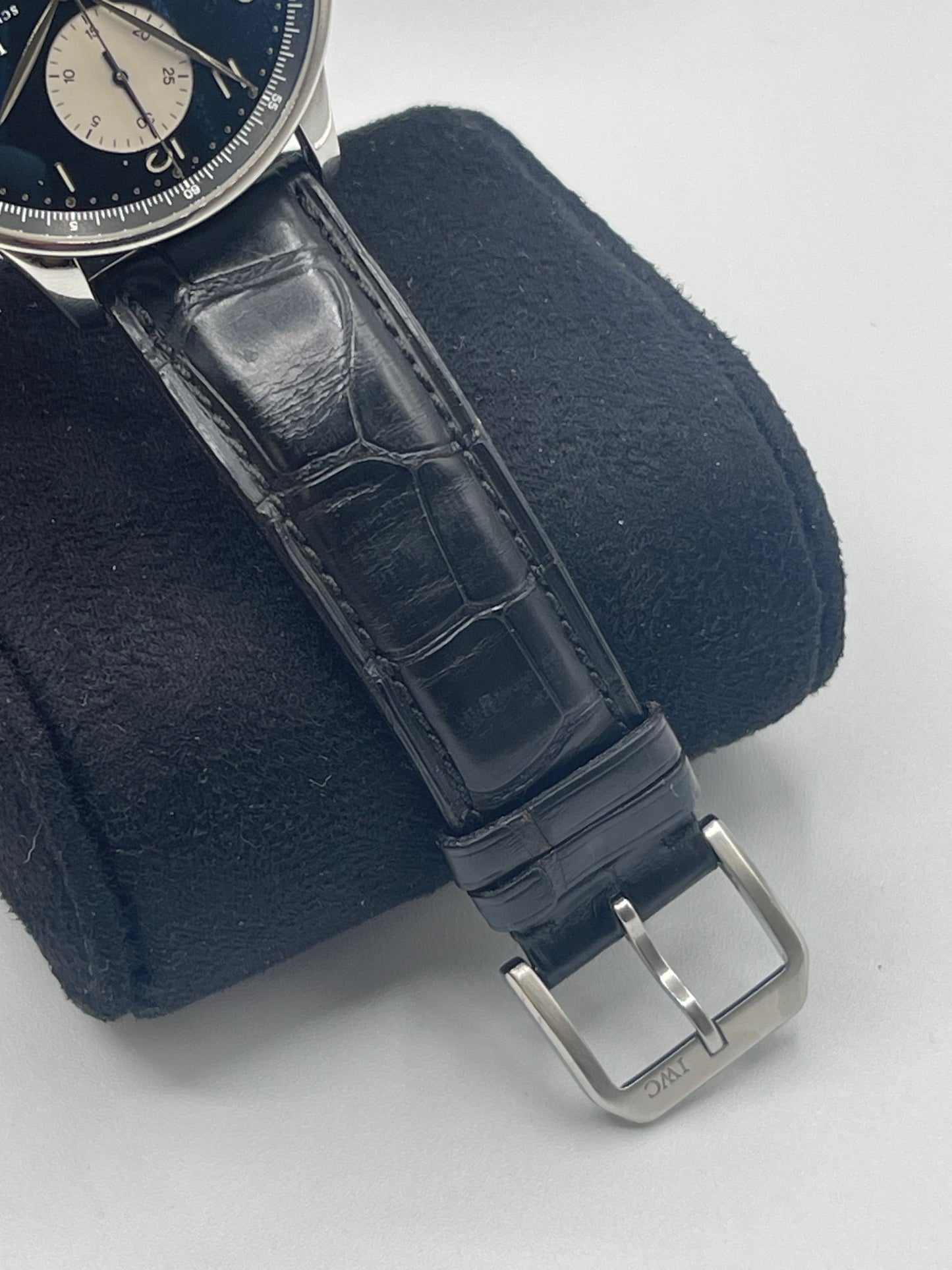 IWC Portuguese Chronograph 41mm acciaio steel ref IW371404 cal 79350