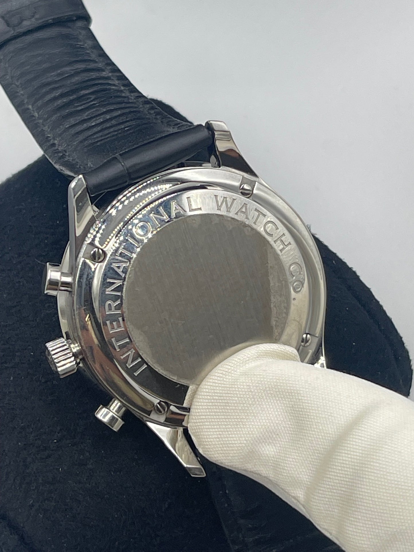 IWC Portuguese Chronograph 41mm acciaio steel ref IW371404 cal 79350