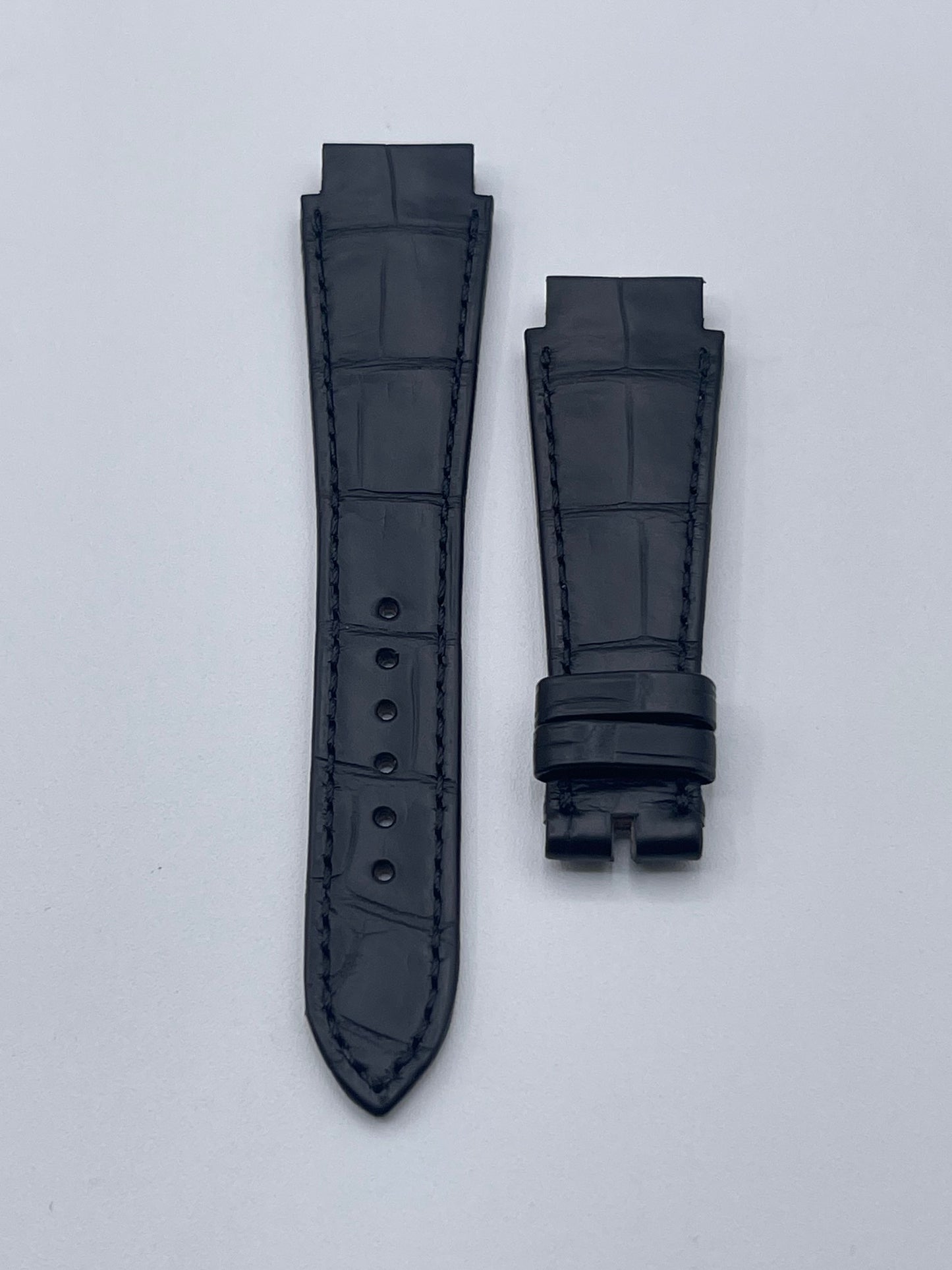 Harry Winston cinturino alligatore nero black strap 23(18)/16mm