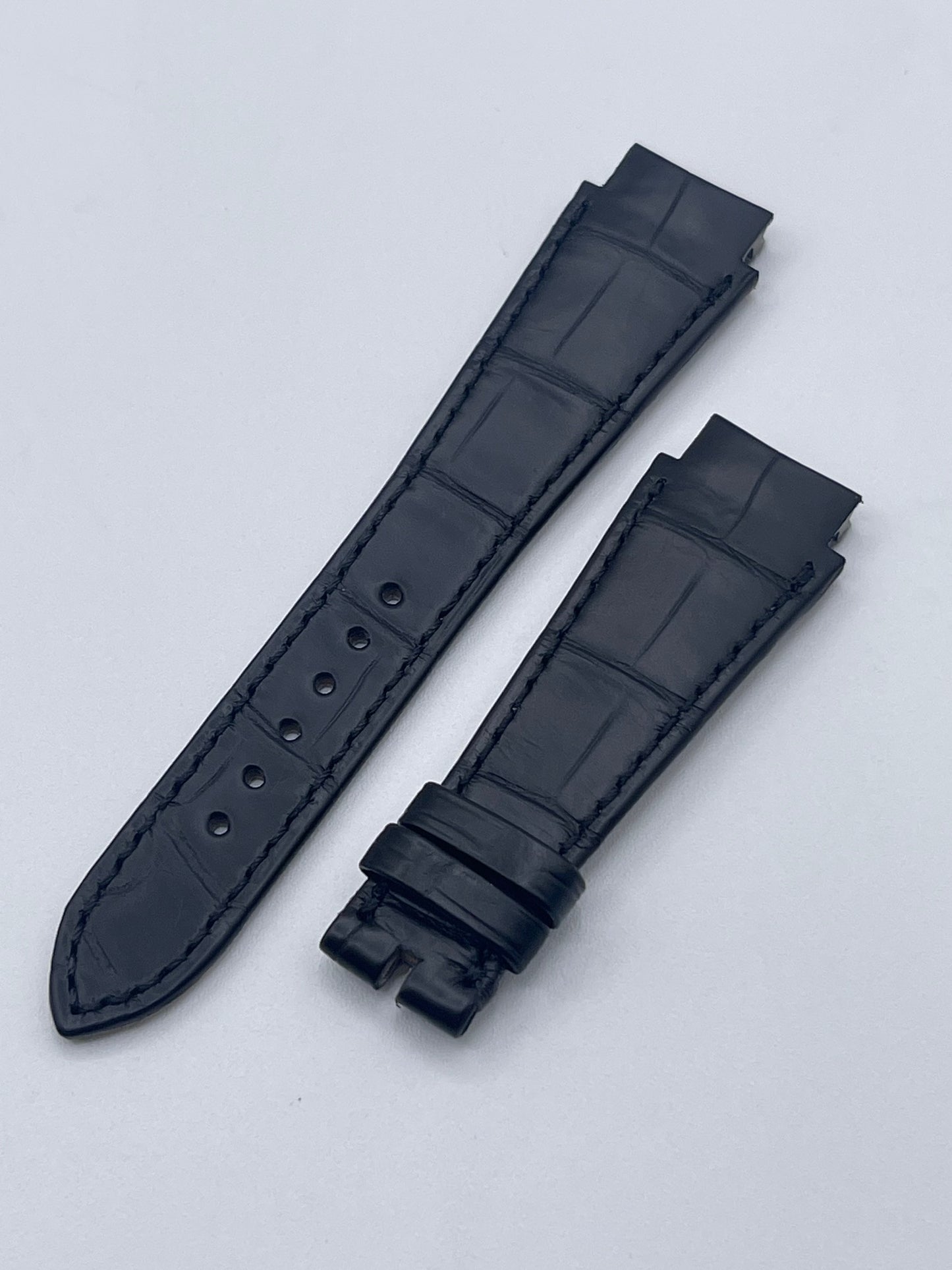 Harry Winston cinturino alligatore nero black strap 23(18)/16mm