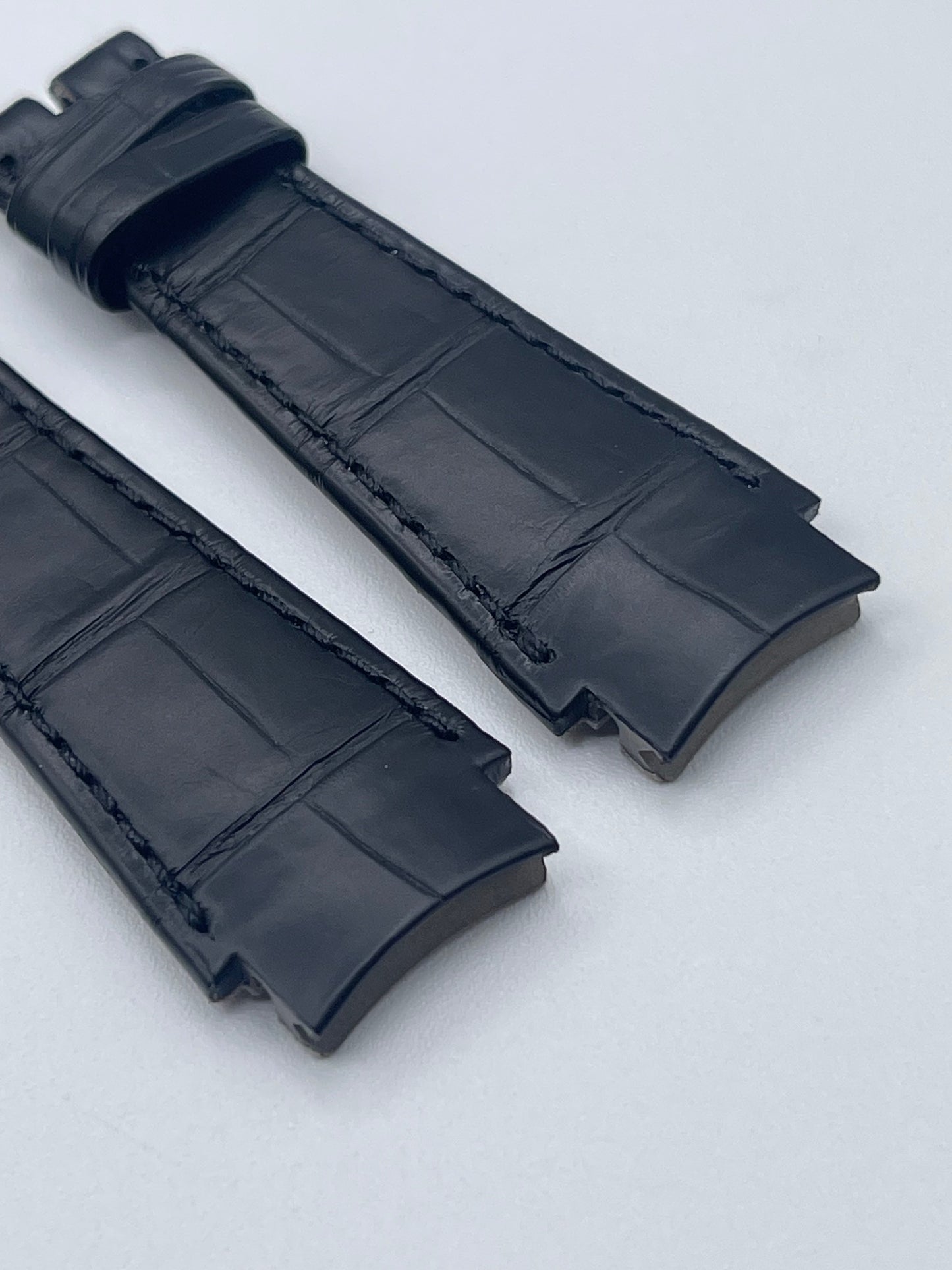 Harry Winston cinturino alligatore nero black strap 23(18)/16mm