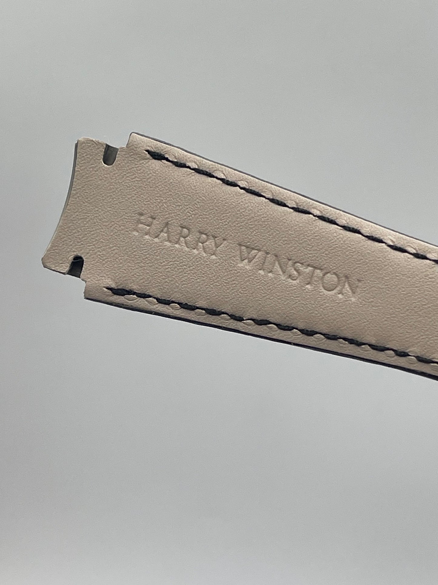 Harry Winston cinturino alligatore nero black strap 23(18)/16mm