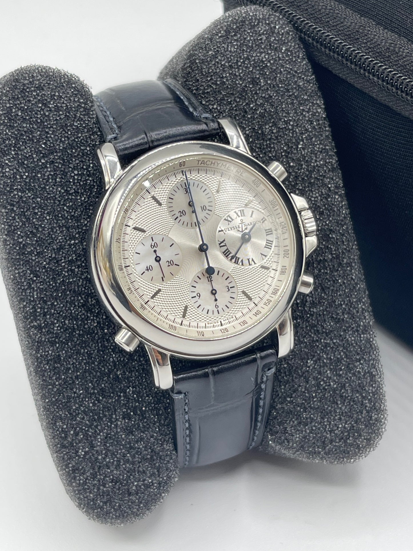 Ulysse Nardin Berlin 1907 rattrappante split chronograph 573-22 Cal. 57.10.126