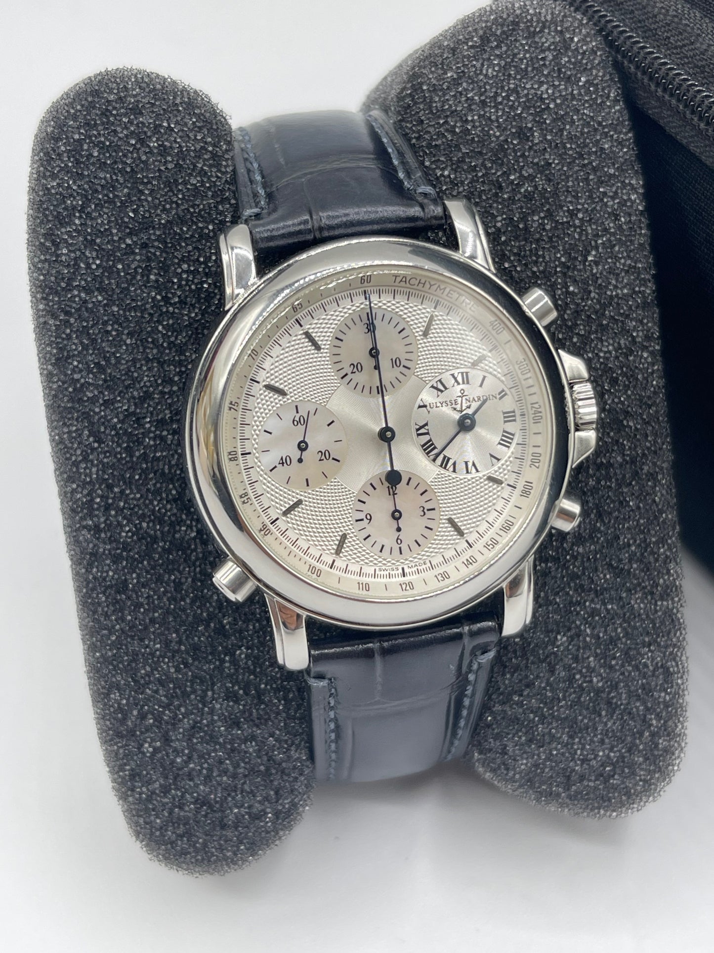 Ulysse Nardin Berlin 1907 rattrappante split chronograph 573-22 Cal. 57.10.126