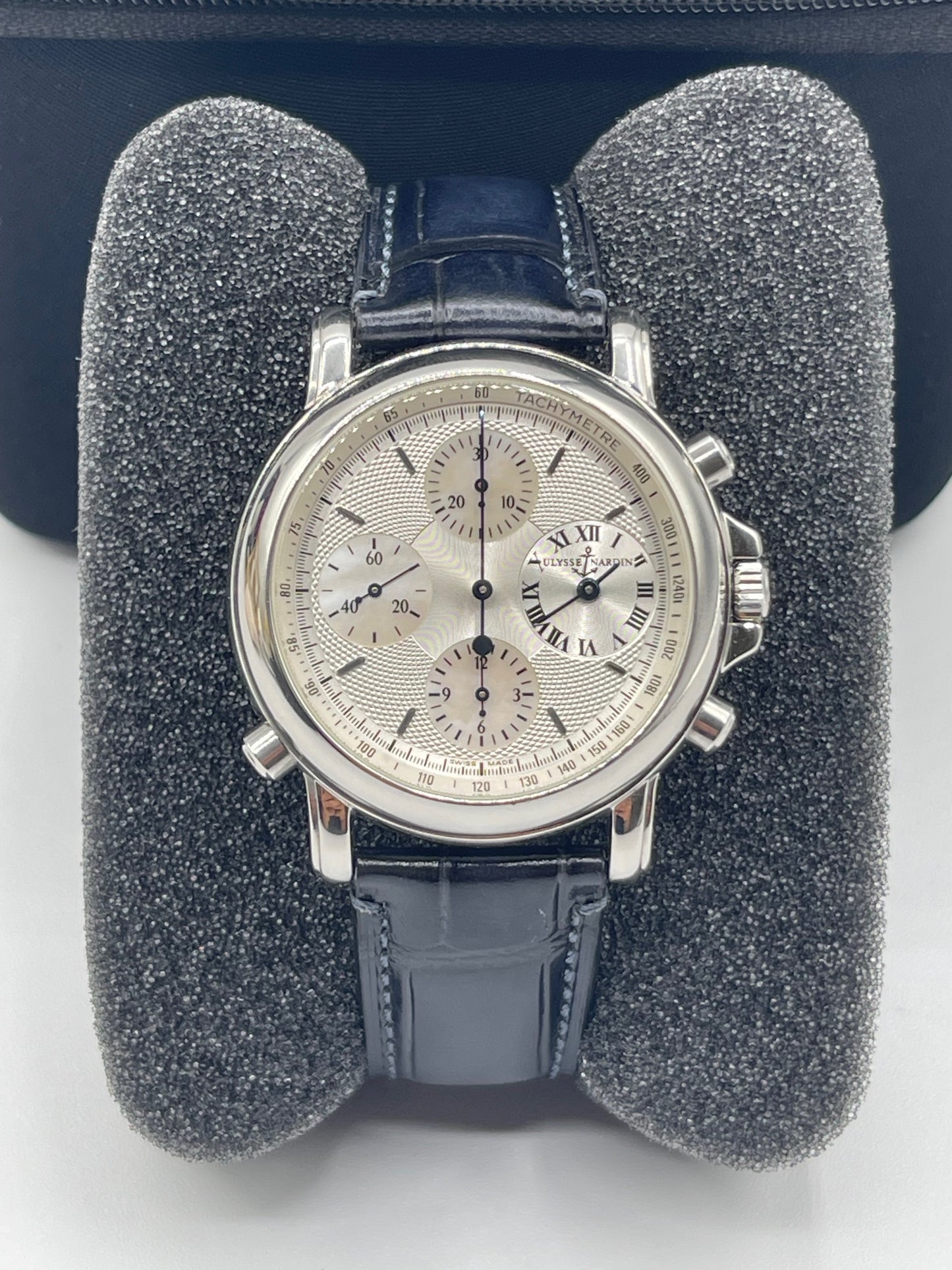 Ulysse Nardin Berlin 1907 rattrappante split chronograph 573-22 Cal. 57.10.126
