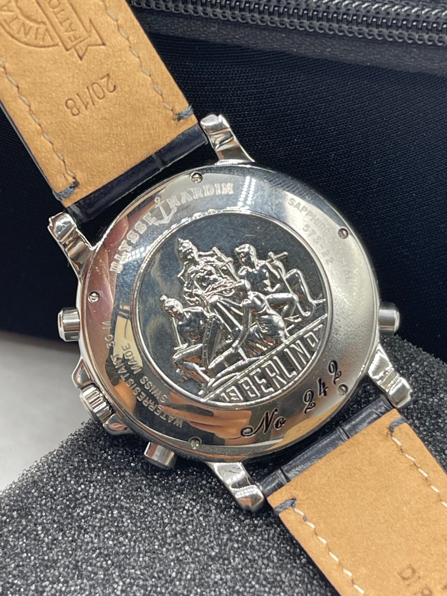 Ulysse Nardin Berlin 1907 rattrappante split chronograph 573-22 Cal. 57.10.126