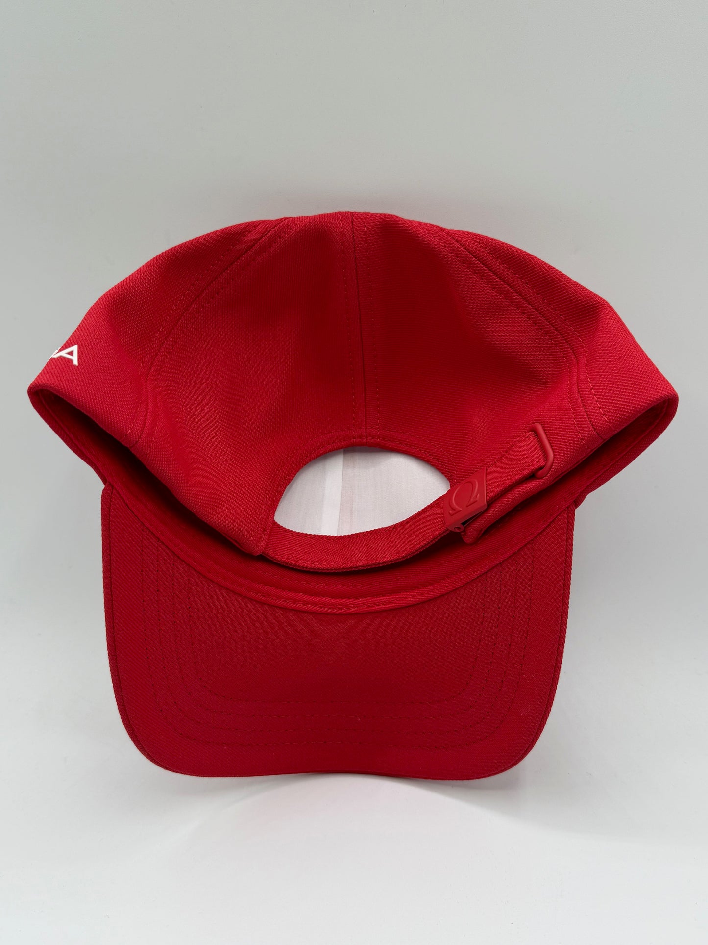 Omega cappello baseball hat rosso red new