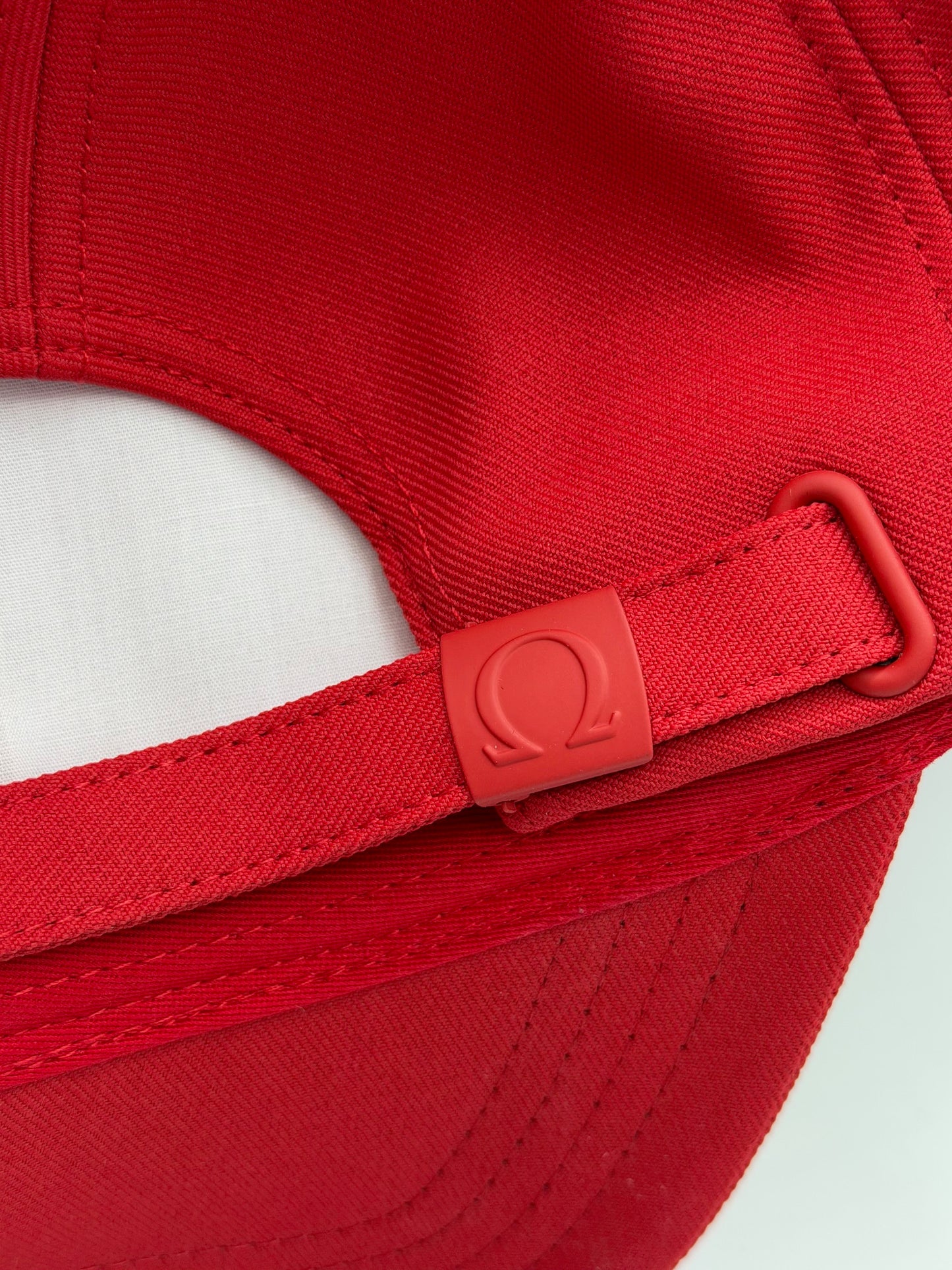 Omega cappello baseball hat rosso red new