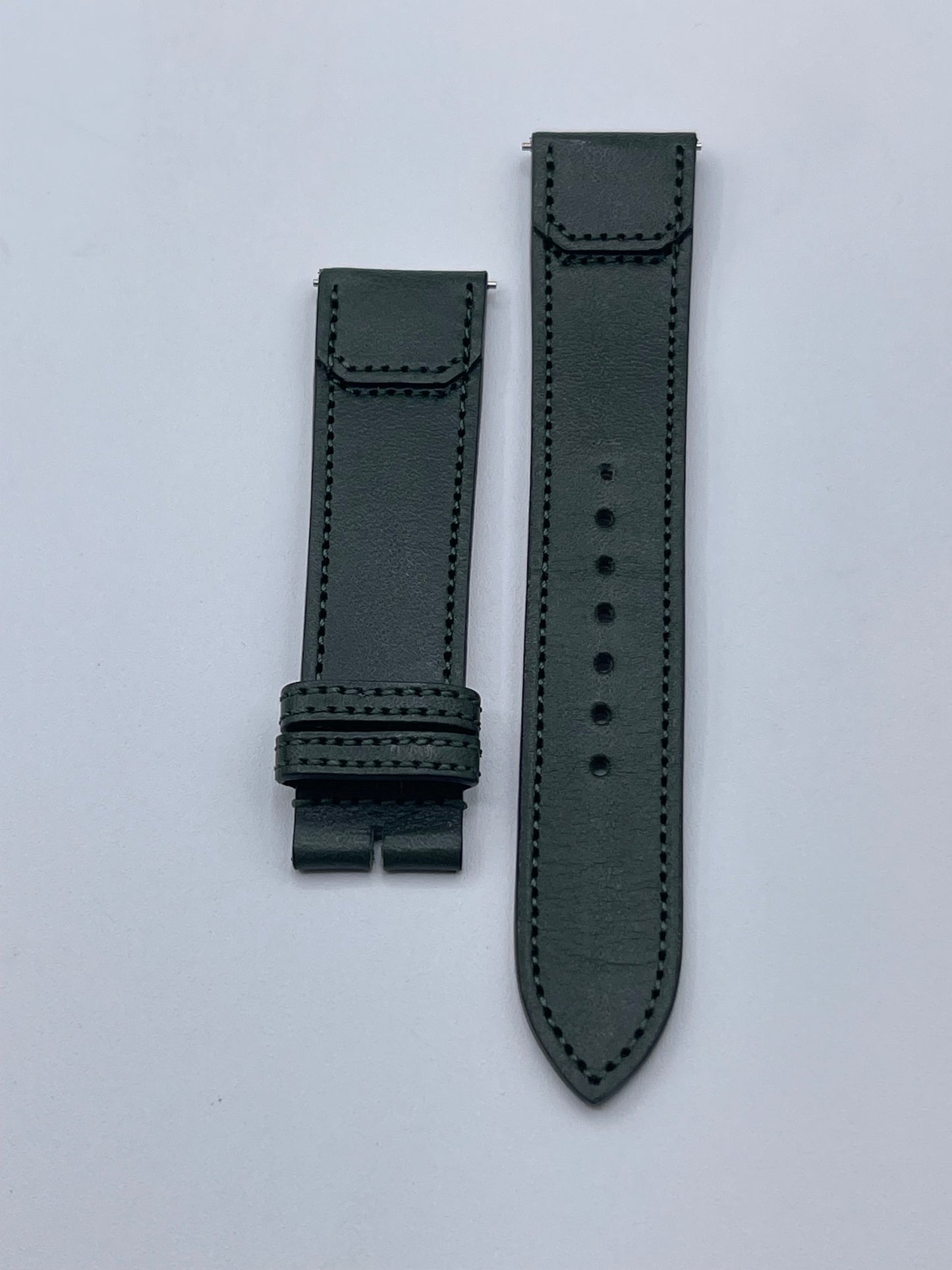 Jaeger LeCoultre Reverso cinturino pelle calf green strap 20/18 "Casa Fagliano"