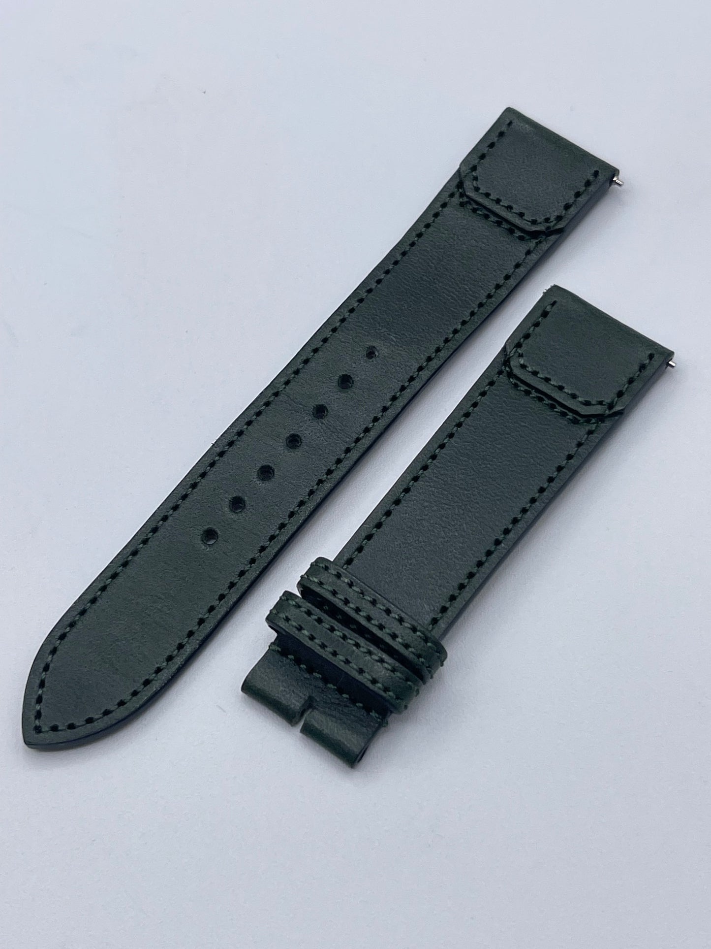 Jaeger LeCoultre Reverso cinturino pelle calf green strap 20/18 "Casa Fagliano"