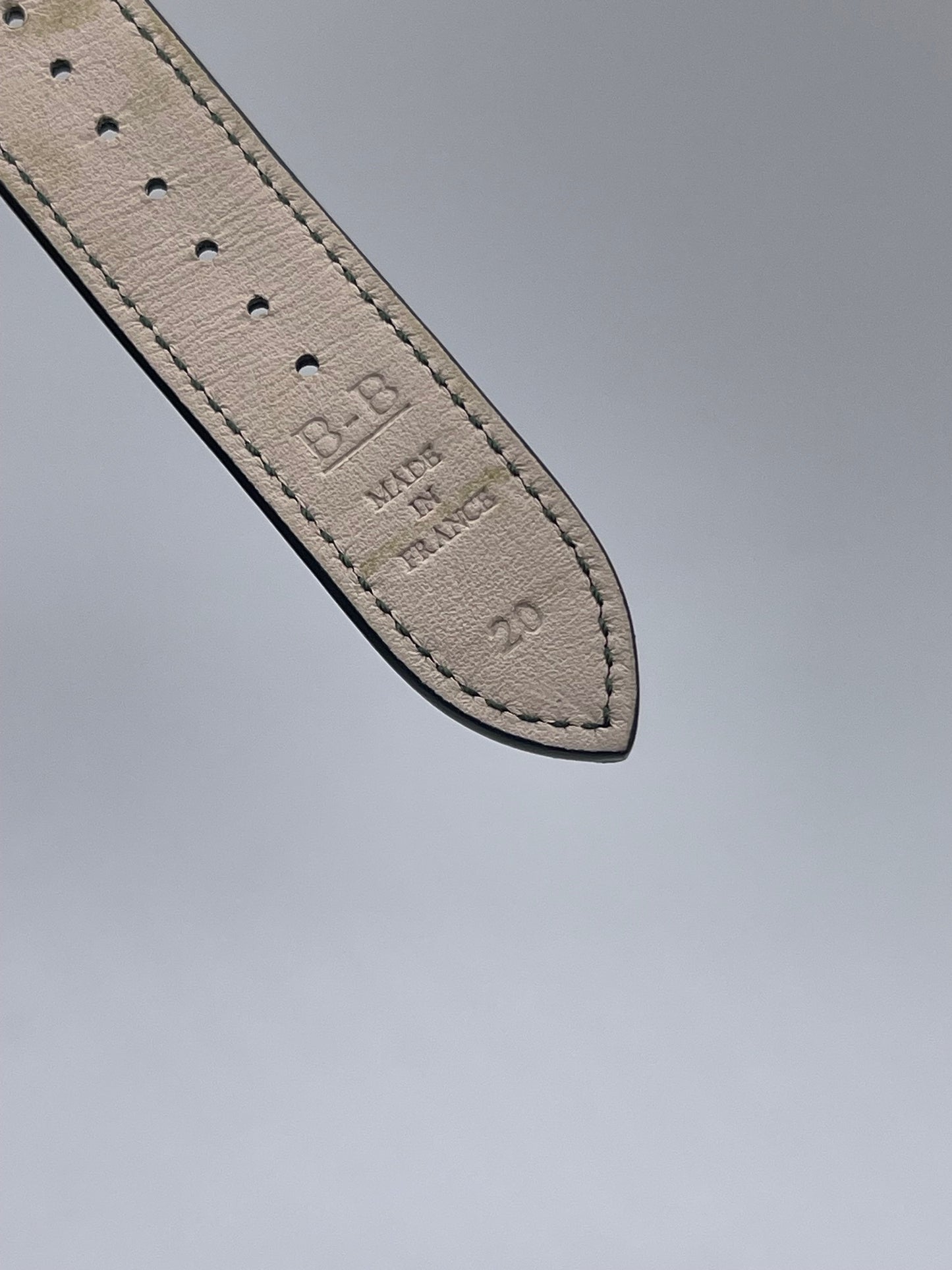 Jaeger LeCoultre Reverso cinturino pelle calf green strap 20/18 "Casa Fagliano"