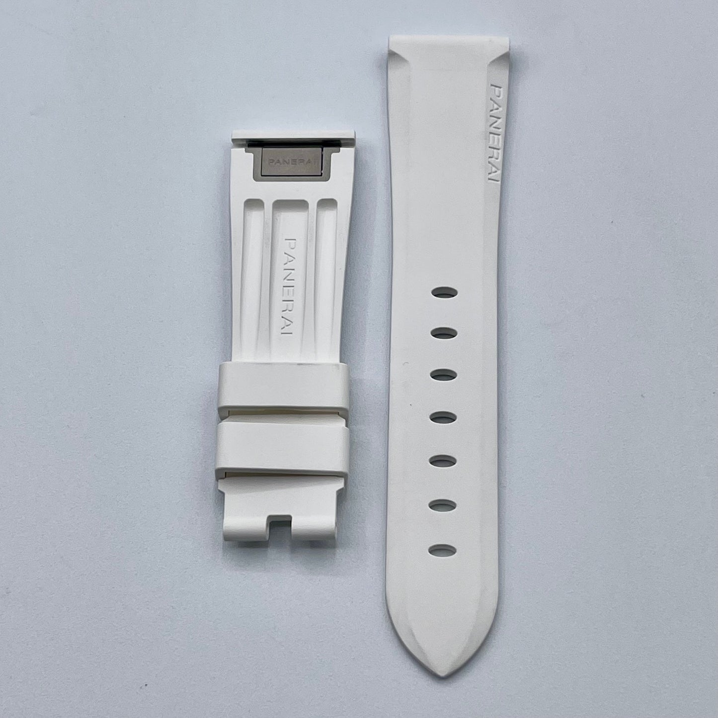 Panerai Luminor cinturino orologio gomma bianco rubber white strap 22/18