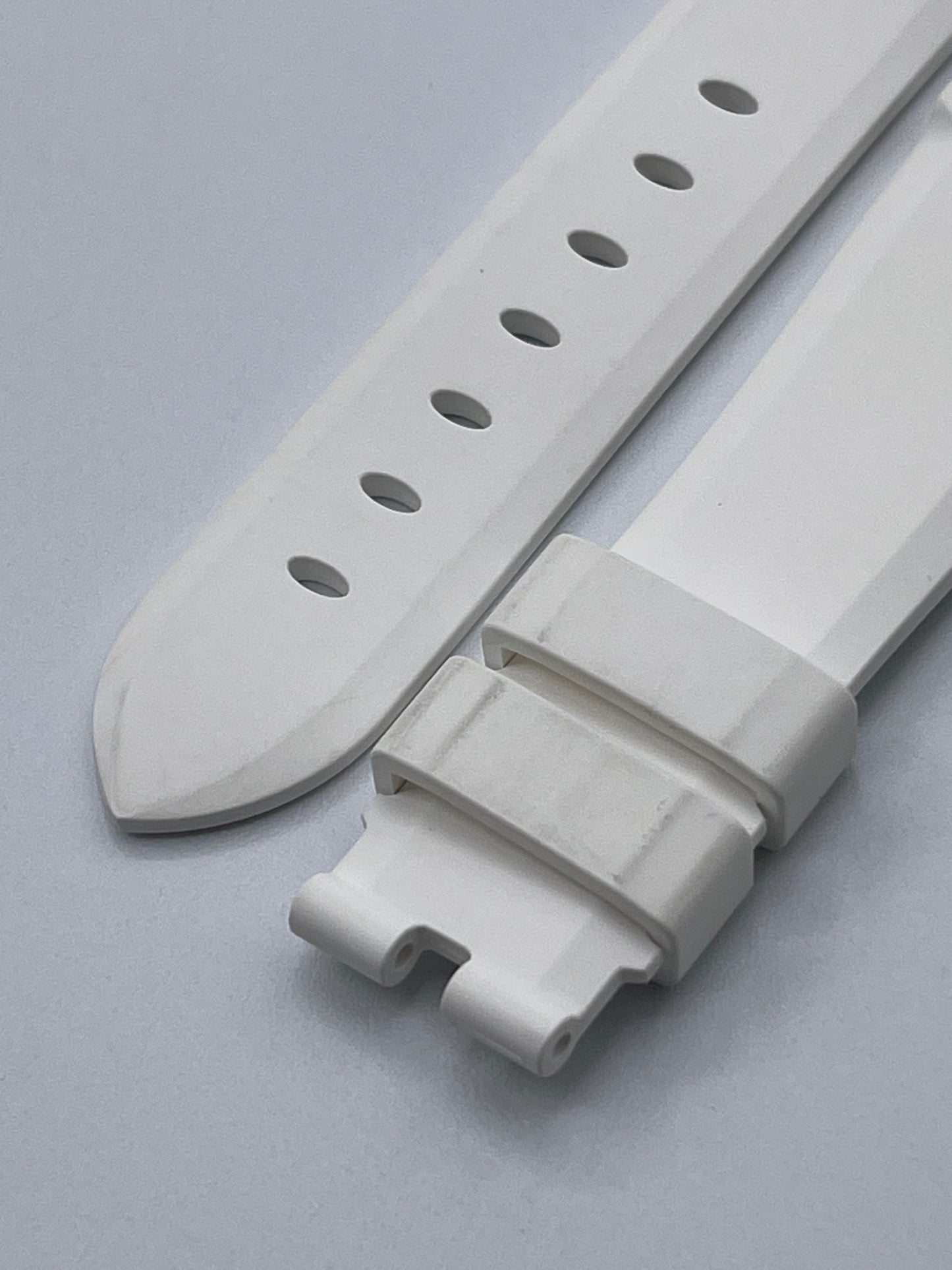 Panerai Luminor cinturino orologio gomma bianco rubber white strap 22/18