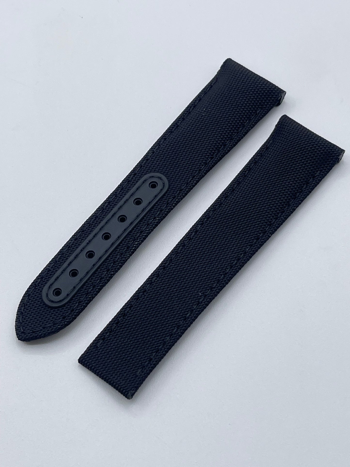 Omega Speedmaster cinturino tessuto nero black fabric 20/18mm