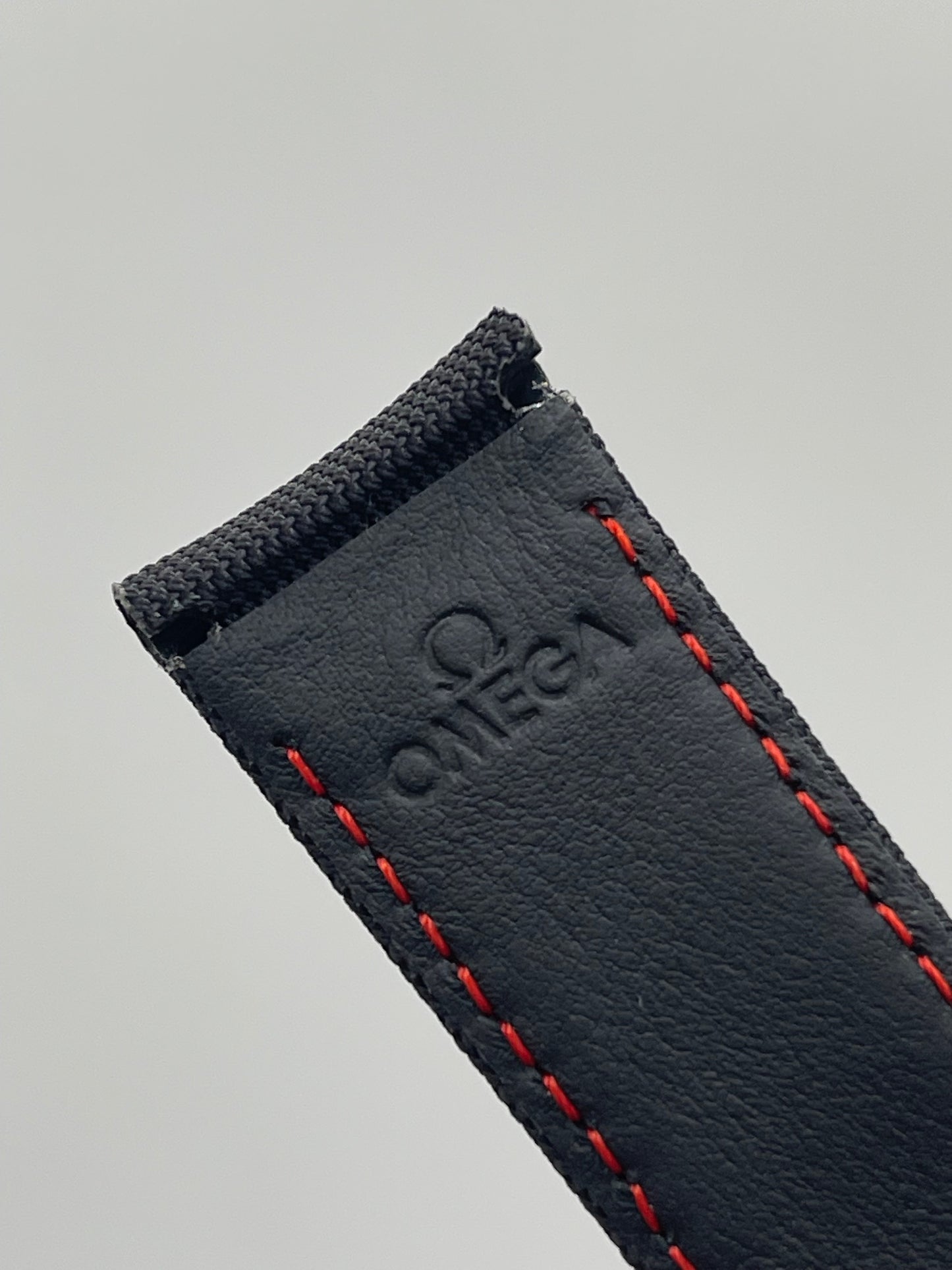 Omega Speedmaster cinturino tessuto nero black fabric 20/18mm