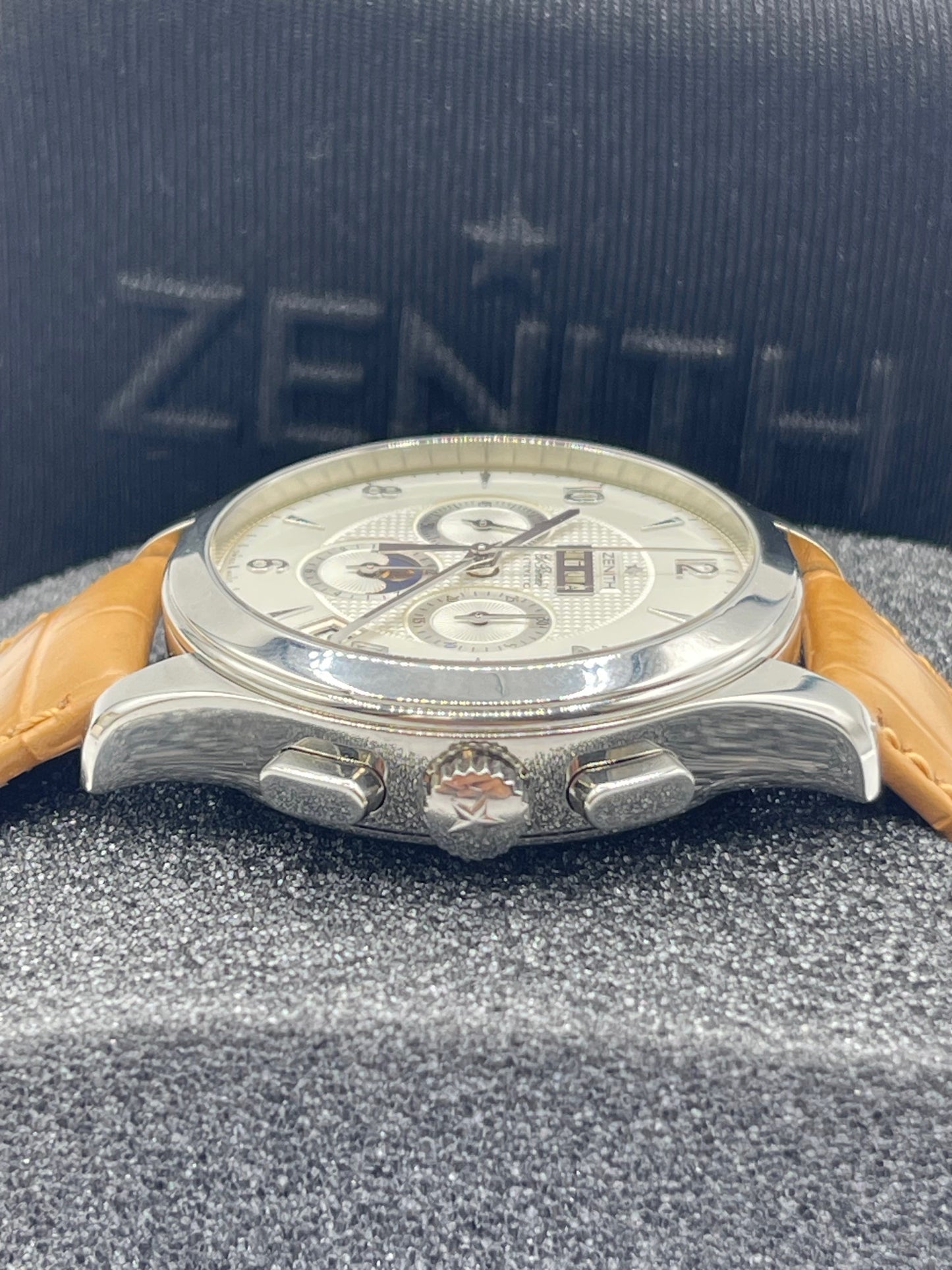 Zenith El Primero Class T Moonphase 40mm acciaio ref 03.0510.4100 cal 4100