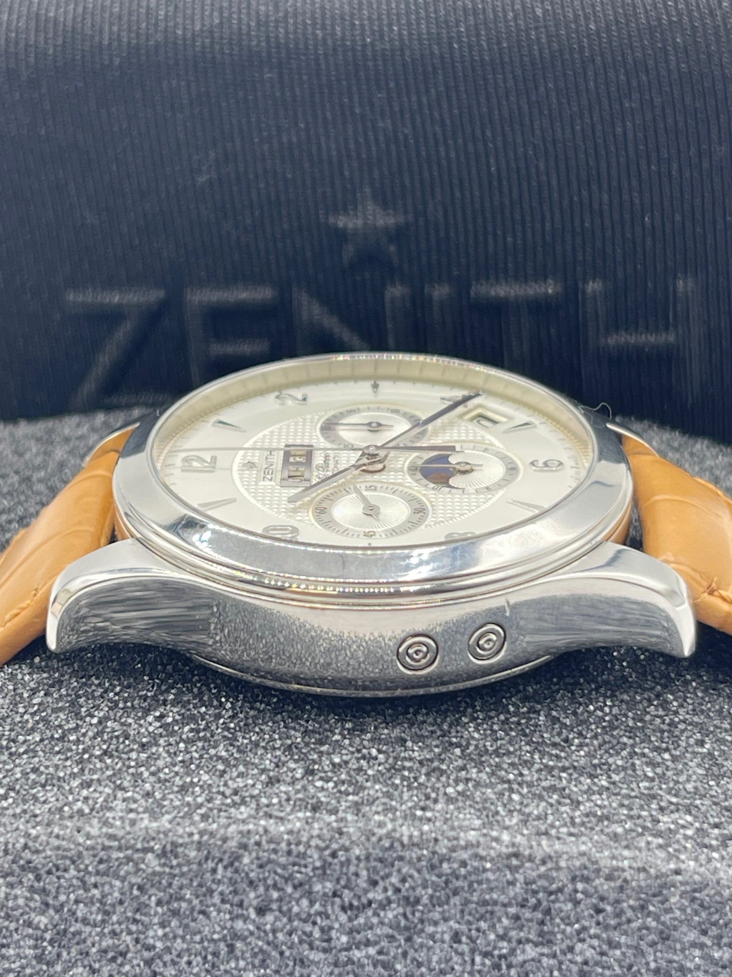 Zenith El Primero Class T Moonphase 40mm acciaio ref 03.0510.4100 cal 4100