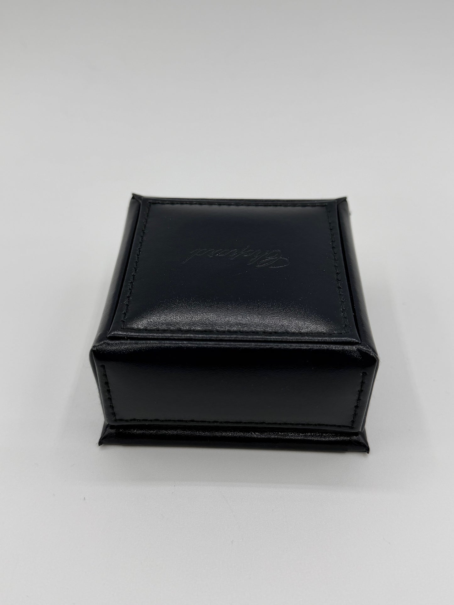 Chopard scatola anello ring box pelle blu blue leather