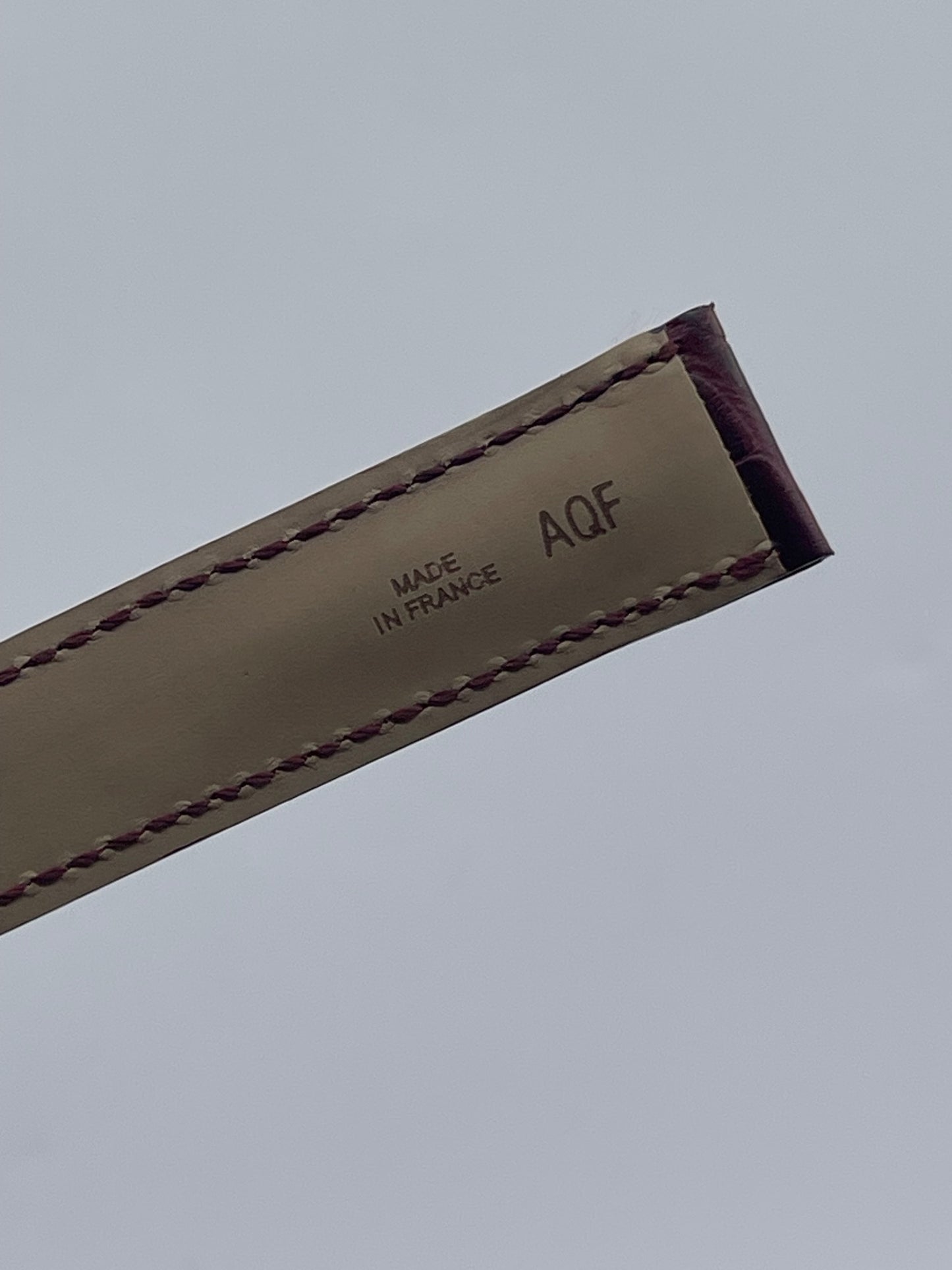 Cartier cinturino alligatore burgundy alligator KD71HX54 19/18mm