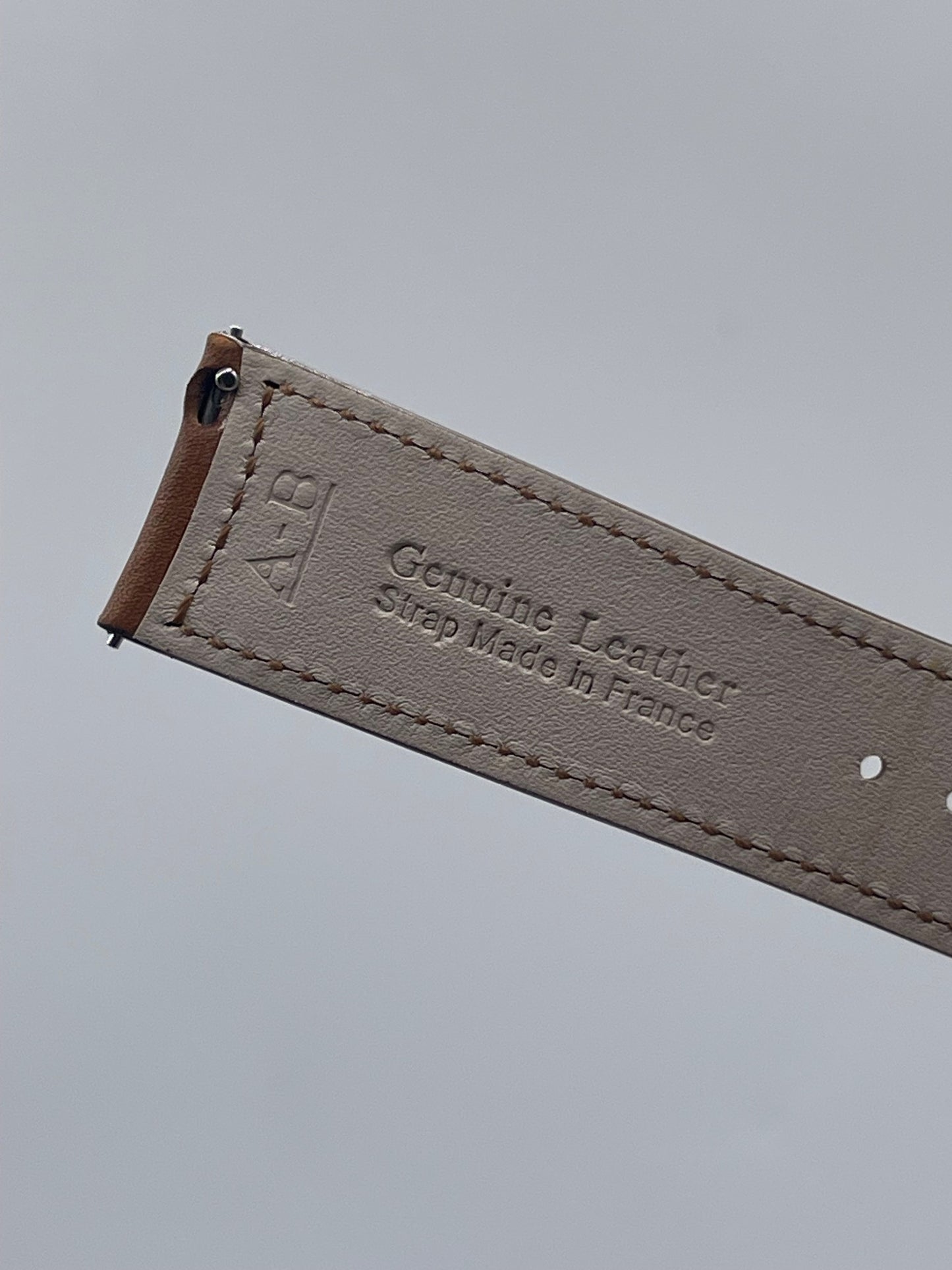 Jaeger LeCoultre Reverso cinturino pelle calf marrone brown strap 20/18