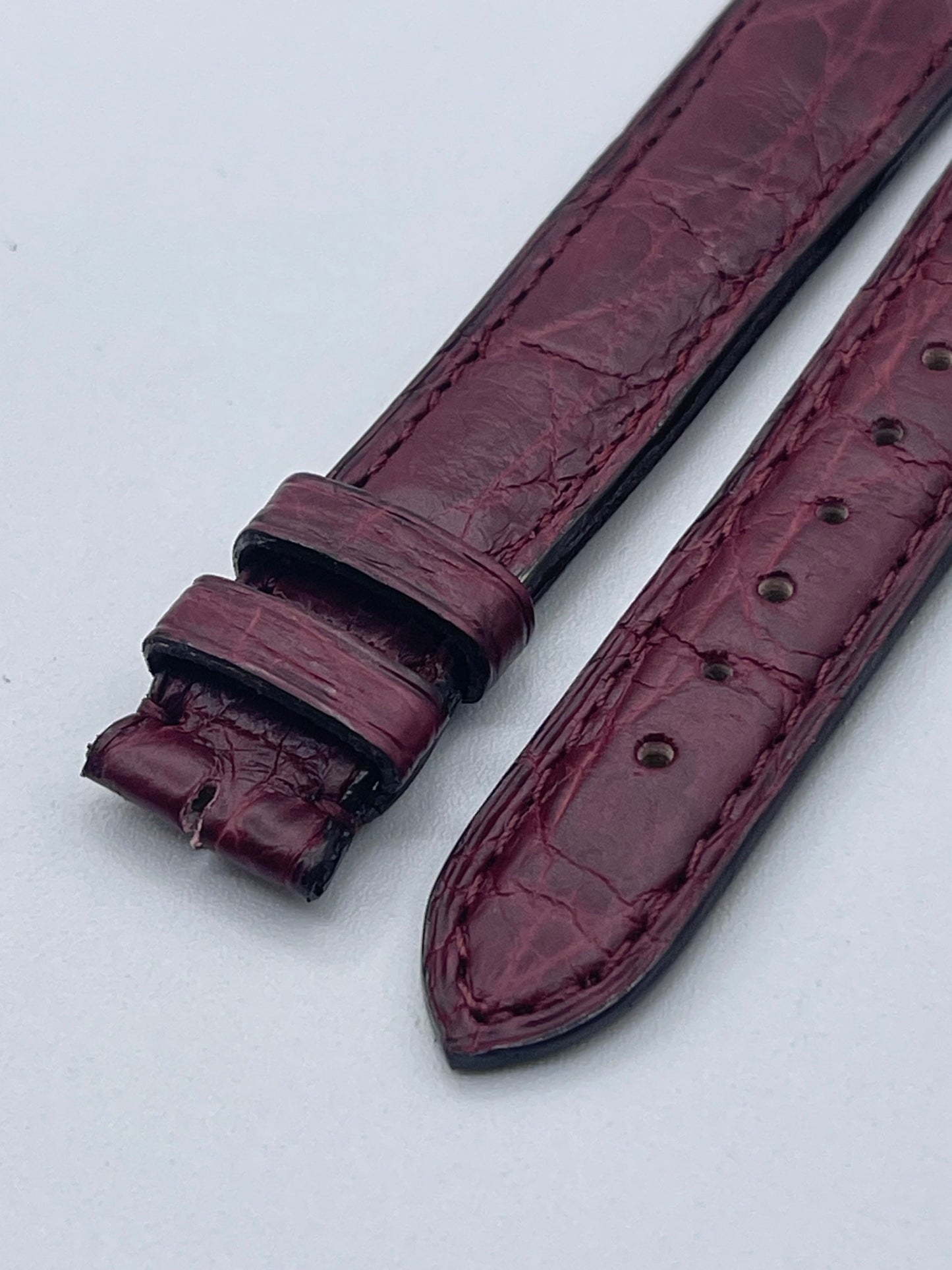 Cartier cinturino caimano burgundy cayman KD02AA39 16/14mm