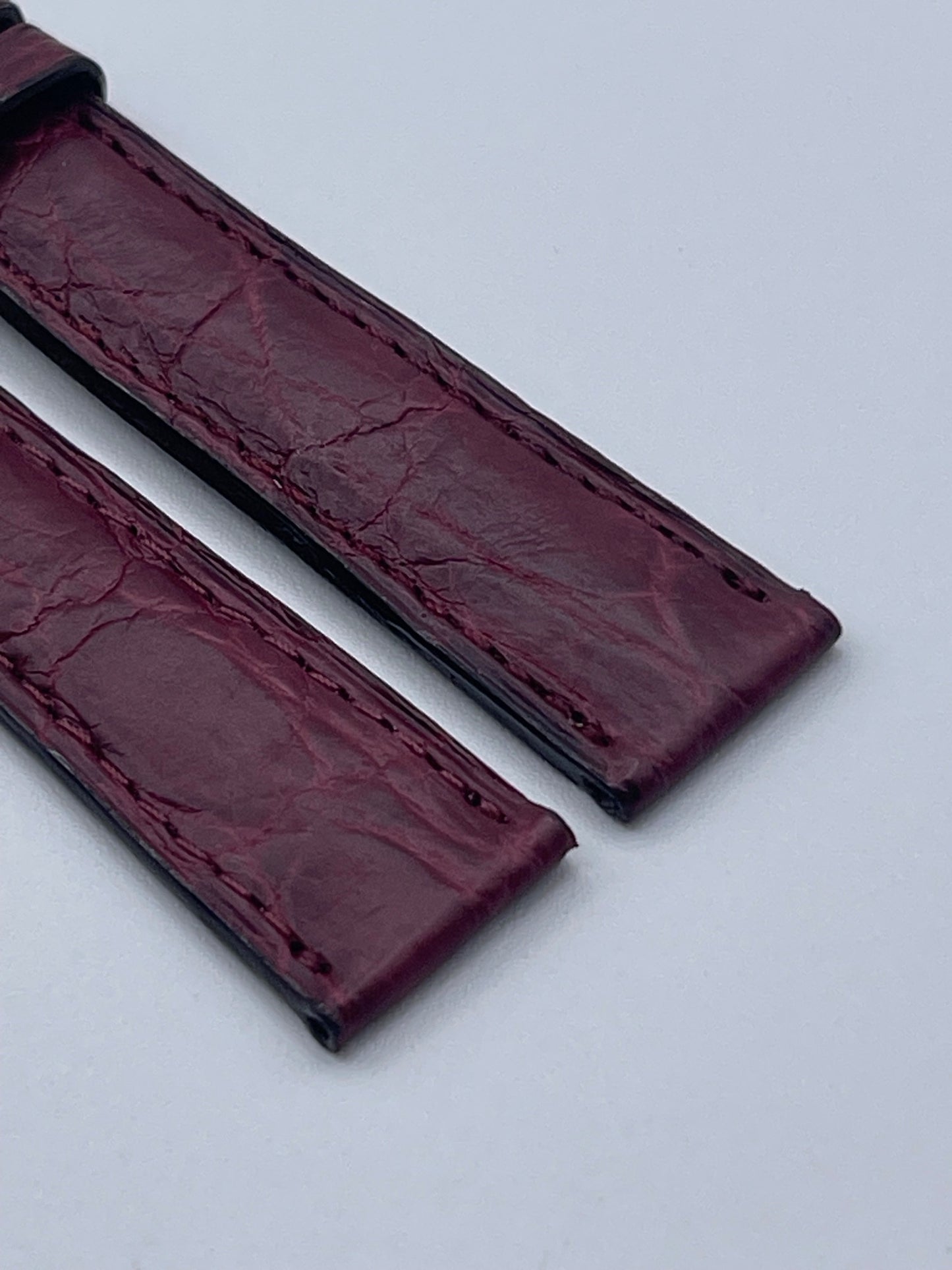 Cartier cinturino caimano burgundy cayman KD02AA39 16/14mm