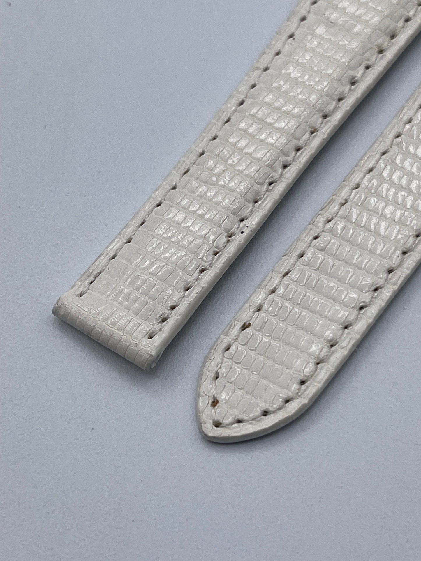 Cartier cinturino lucertola bianco white lizard KD81G034-S26 17/14mm