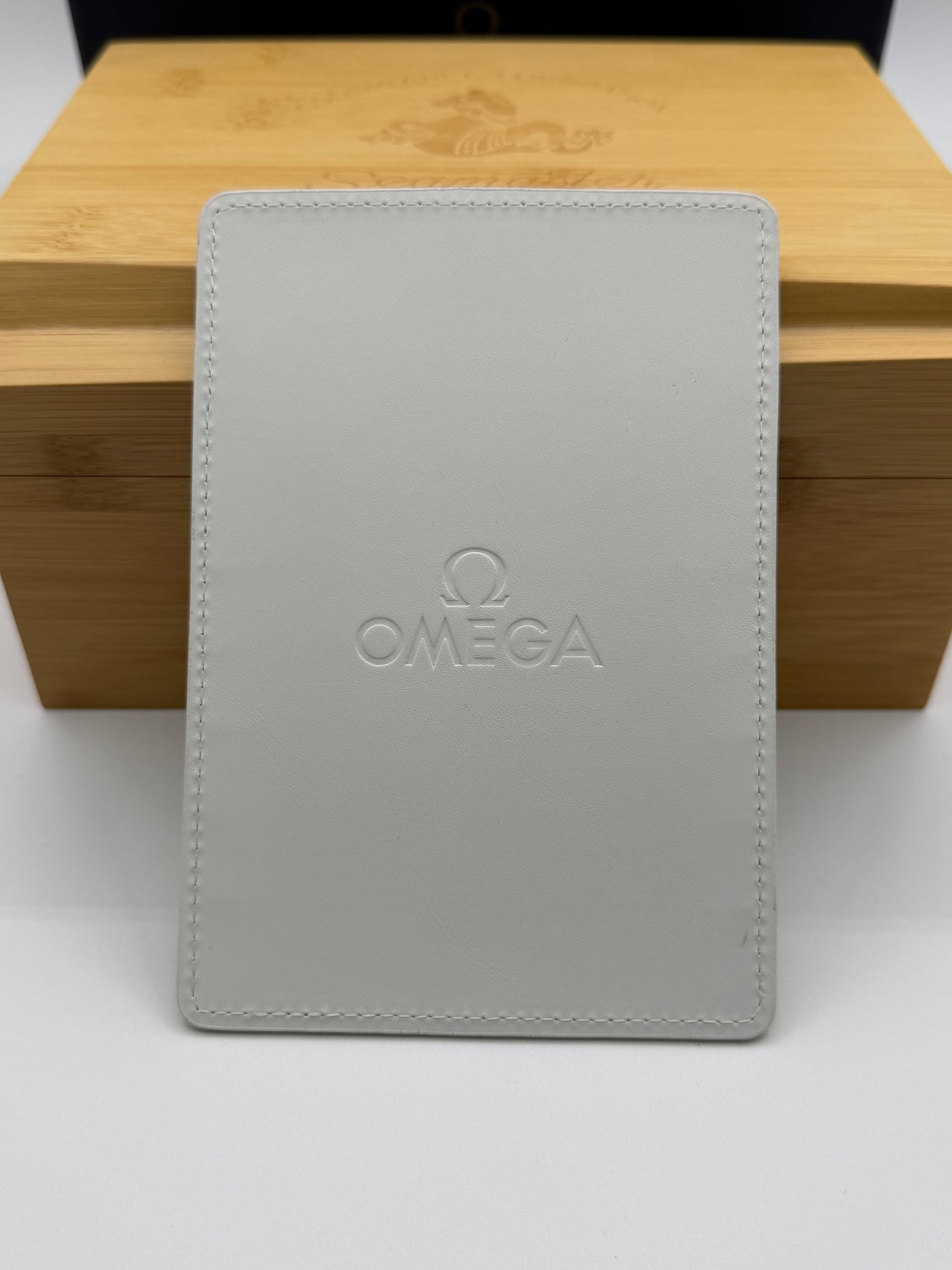 Omega Seamaster Aqua Terra scatola orologio legno wooden watch box
