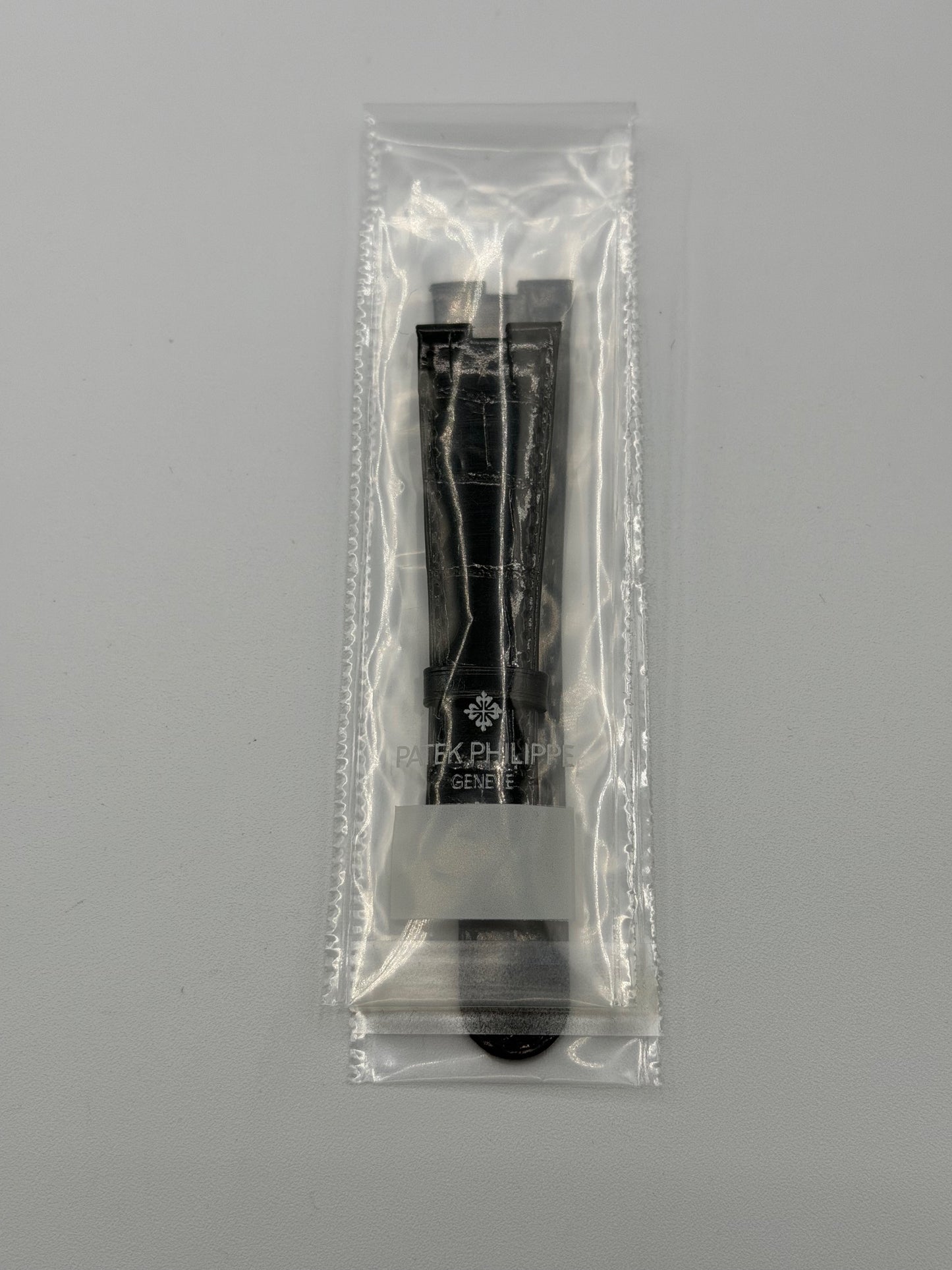 Patek Philippe Ellipse cinturino alligatore nero black alligator strap 21/15mm