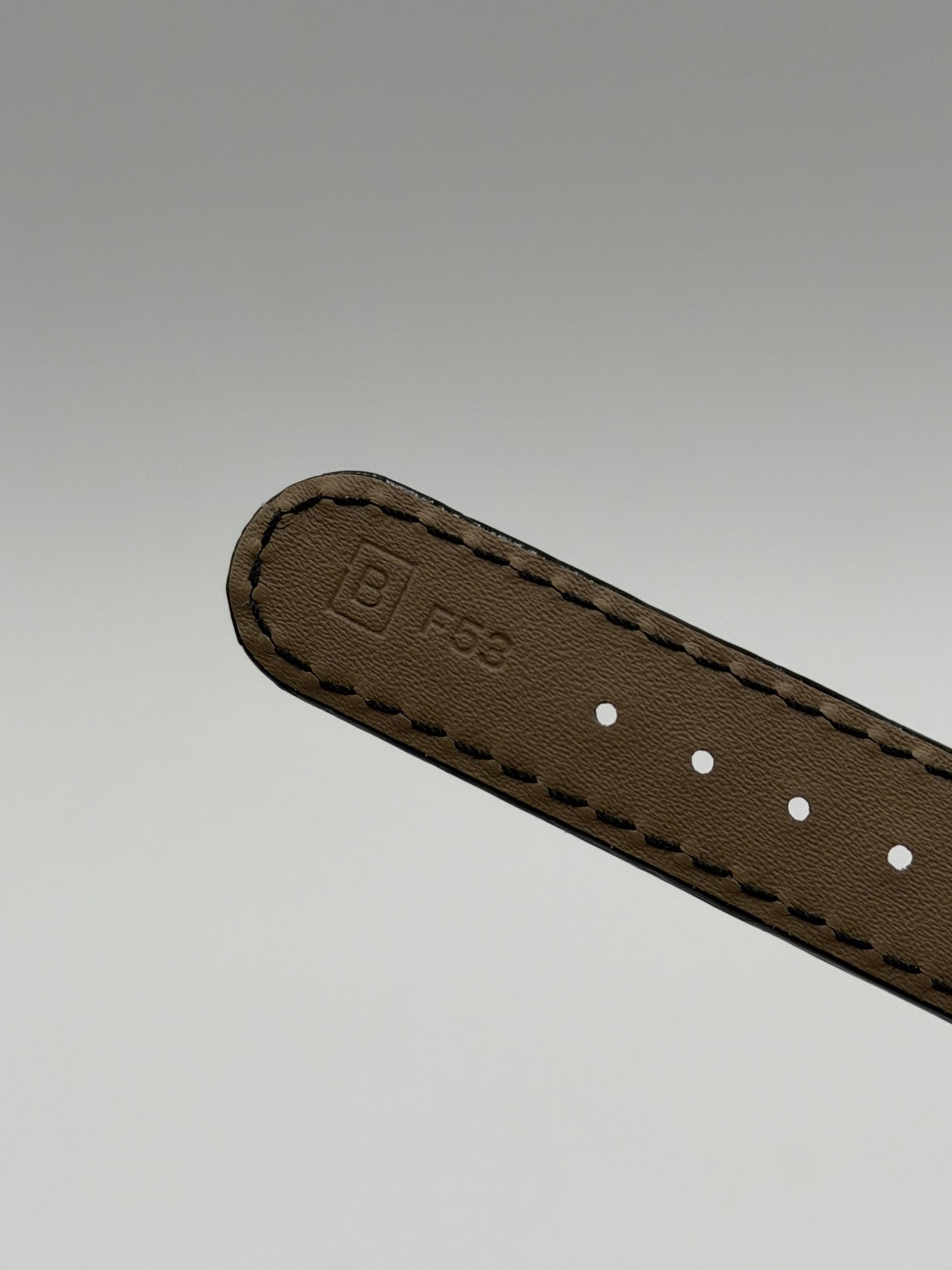 Patek Philippe Ellipse cinturino alligatore nero black alligator strap 21/15mm